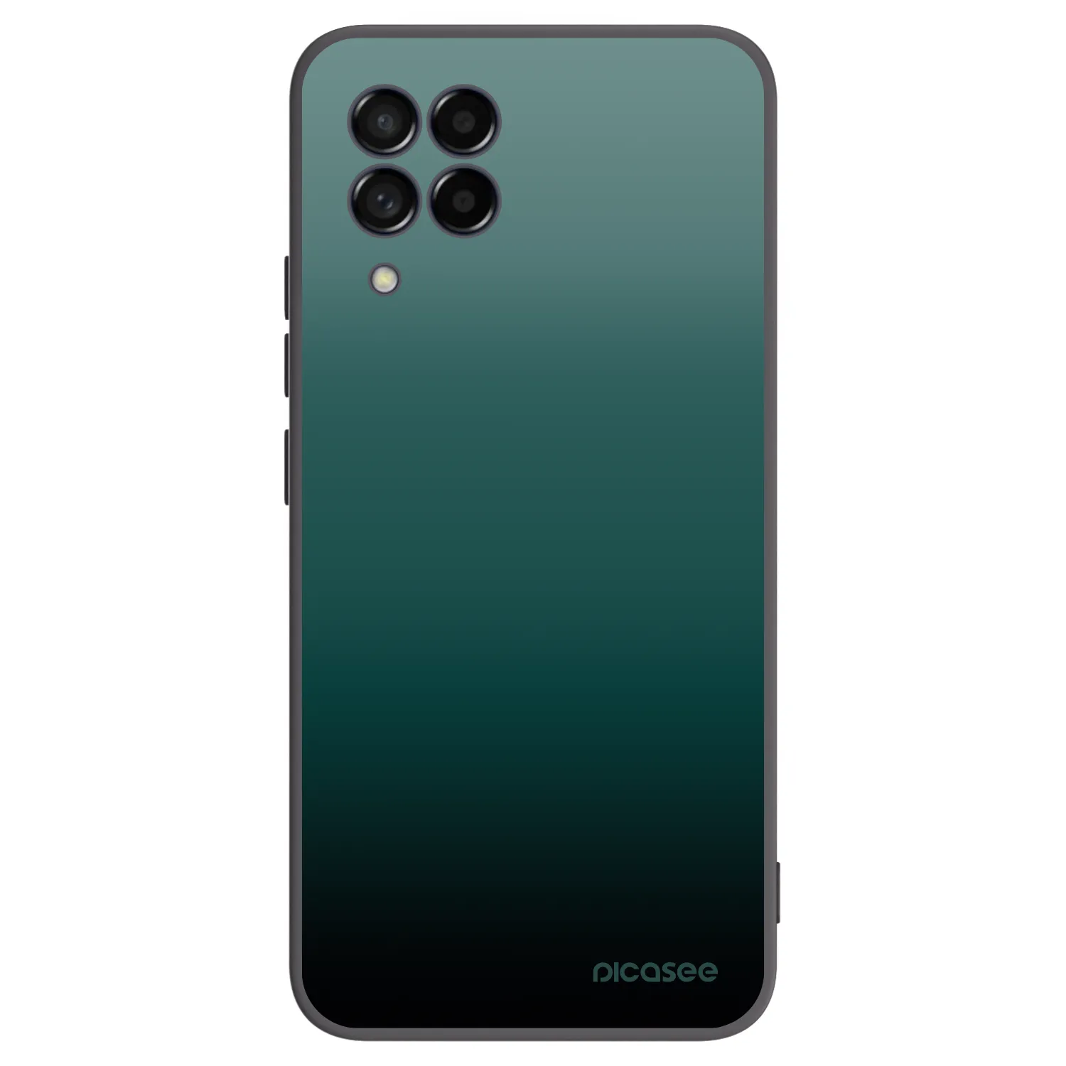 Picasee silikonowe czarne etui na Samsung Galaxy M53 5G - Verdant Fade