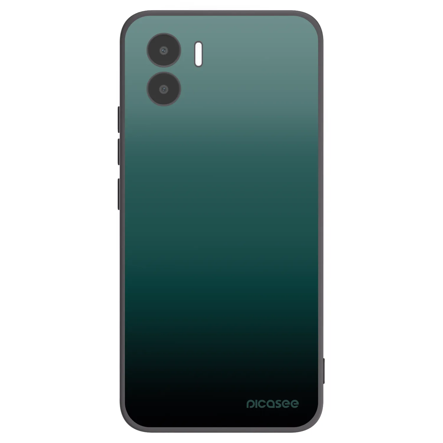 Picasee silikonowe czarne etui na Xiaomi Redmi A1 - Verdant Fade