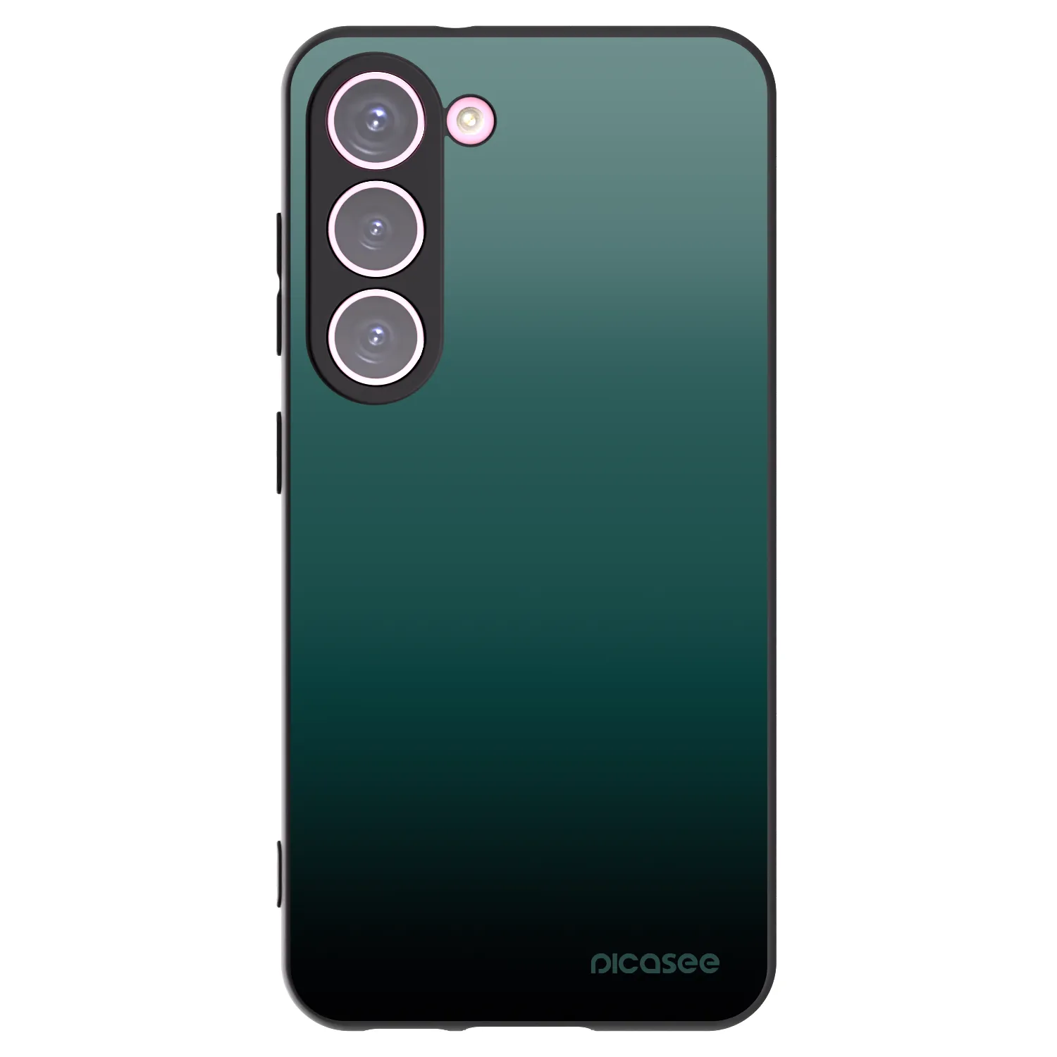 Picasee silikonowe czarne etui na Samsung Galaxy S23 5G - Verdant Fade