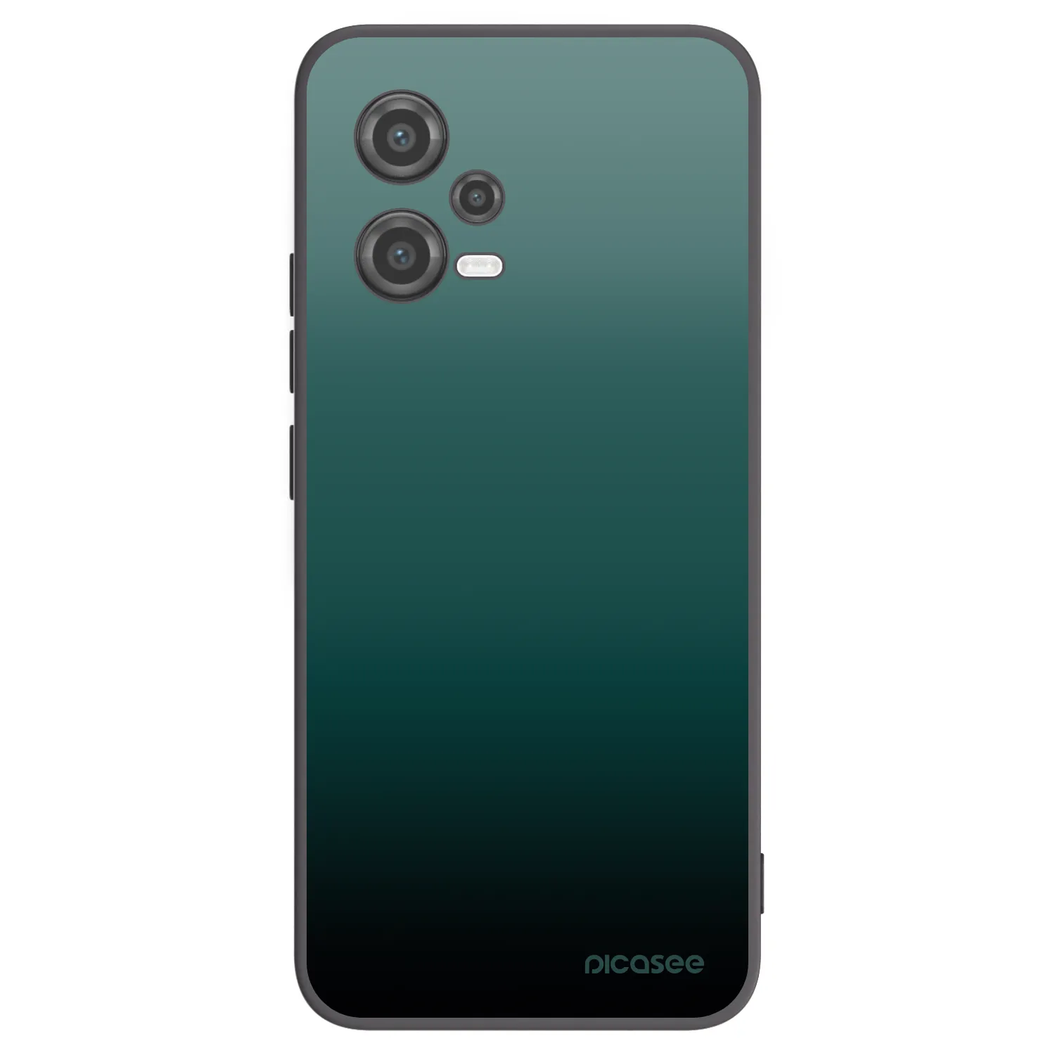 Picasee silikonowe czarne etui na Xiaomi Poco X5 - Verdant Fade