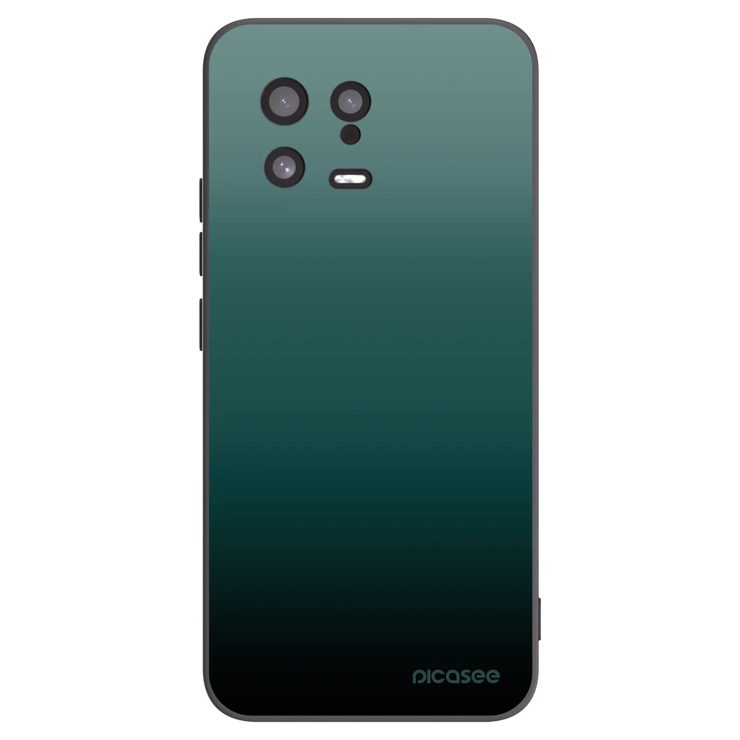 Picasee silikonowe czarne etui na Xiaomi 13 - Verdant Fade
