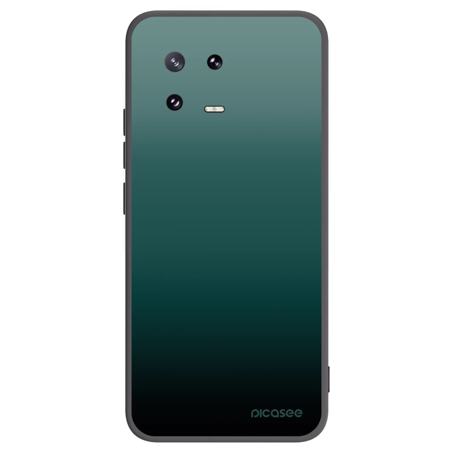 Picasee silikonowe czarne etui na Xiaomi 13 Pro - Verdant Fade