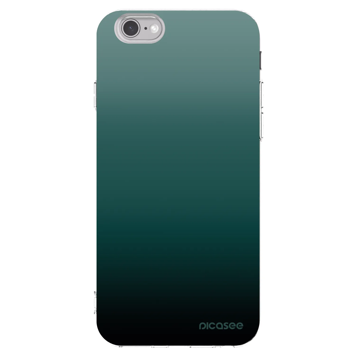 Picasee silikonowe przeźroczyste etui na Apple iPhone 6/6S - Verdant Fade