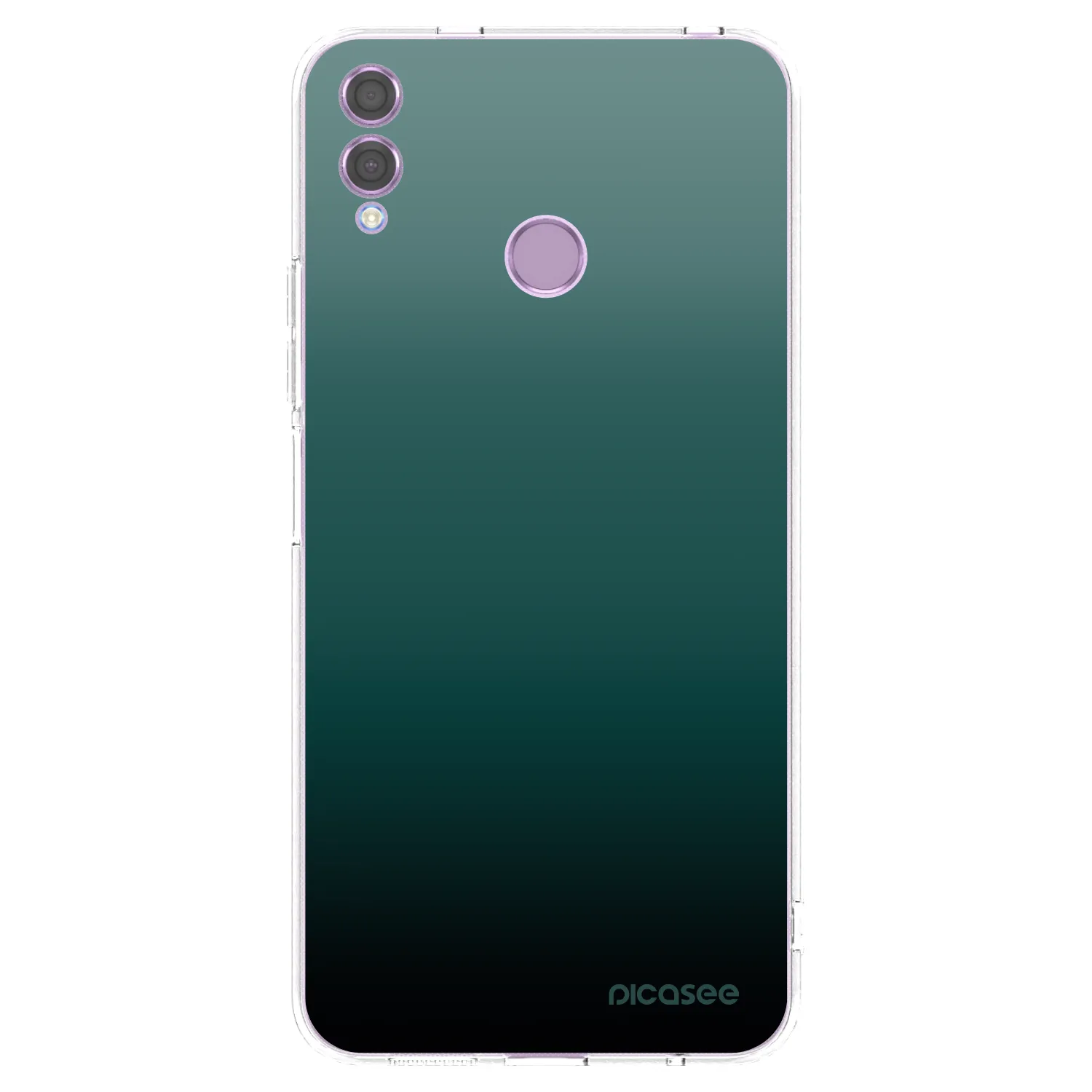 Picasee silikonowe przeźroczyste etui na Honor 8X - Verdant Fade