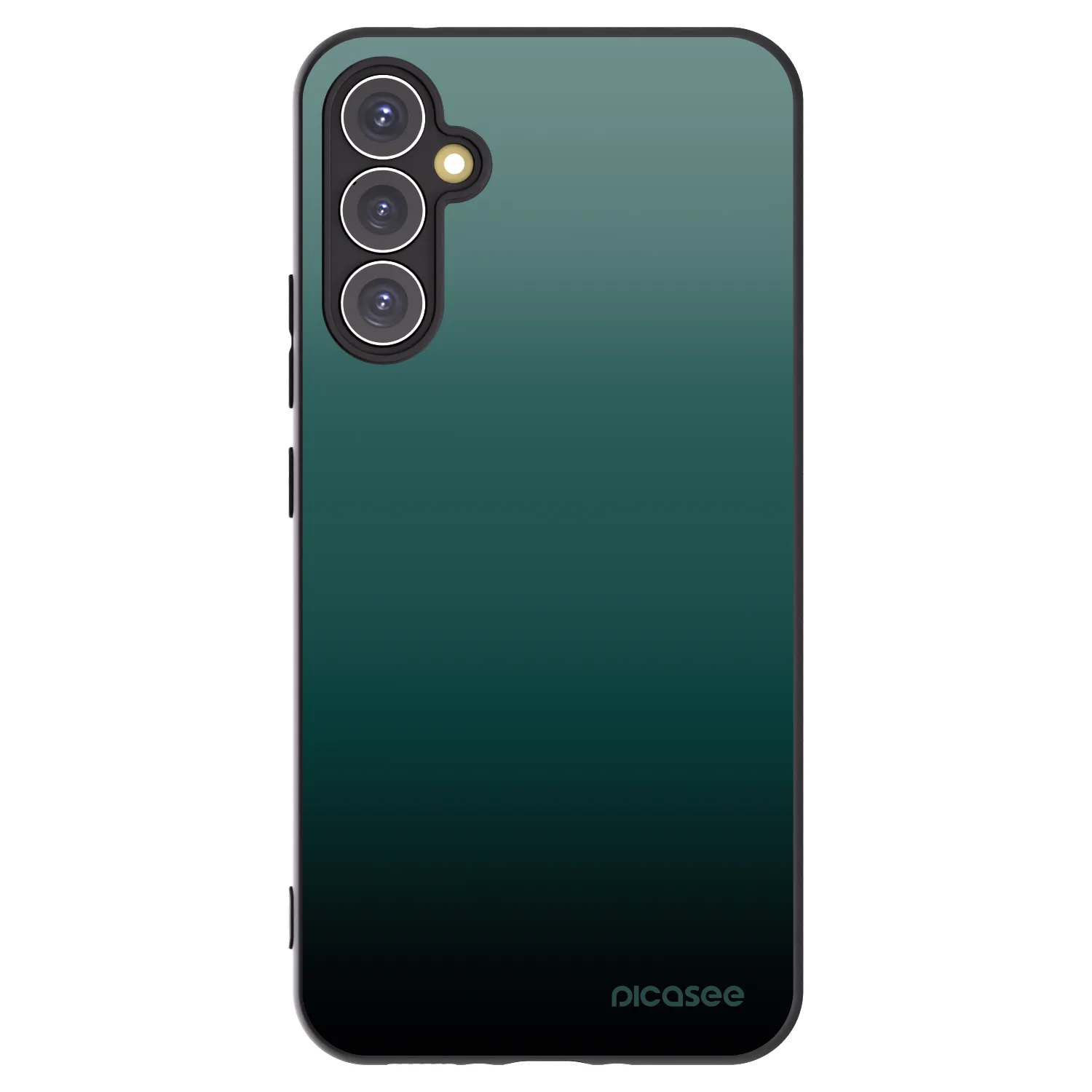 Picasee silikonowe czarne etui na Samsung Galaxy A34 5G A346B - Verdant Fade