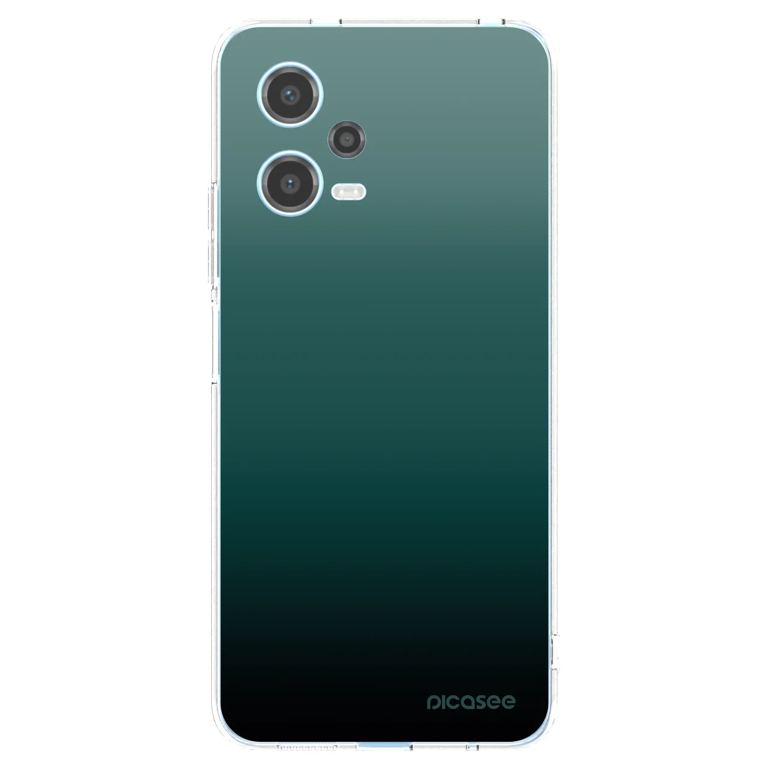 Picasee silikonowe przeźroczyste etui na Xiaomi Redmi Note 12 5G - Verdant Fade