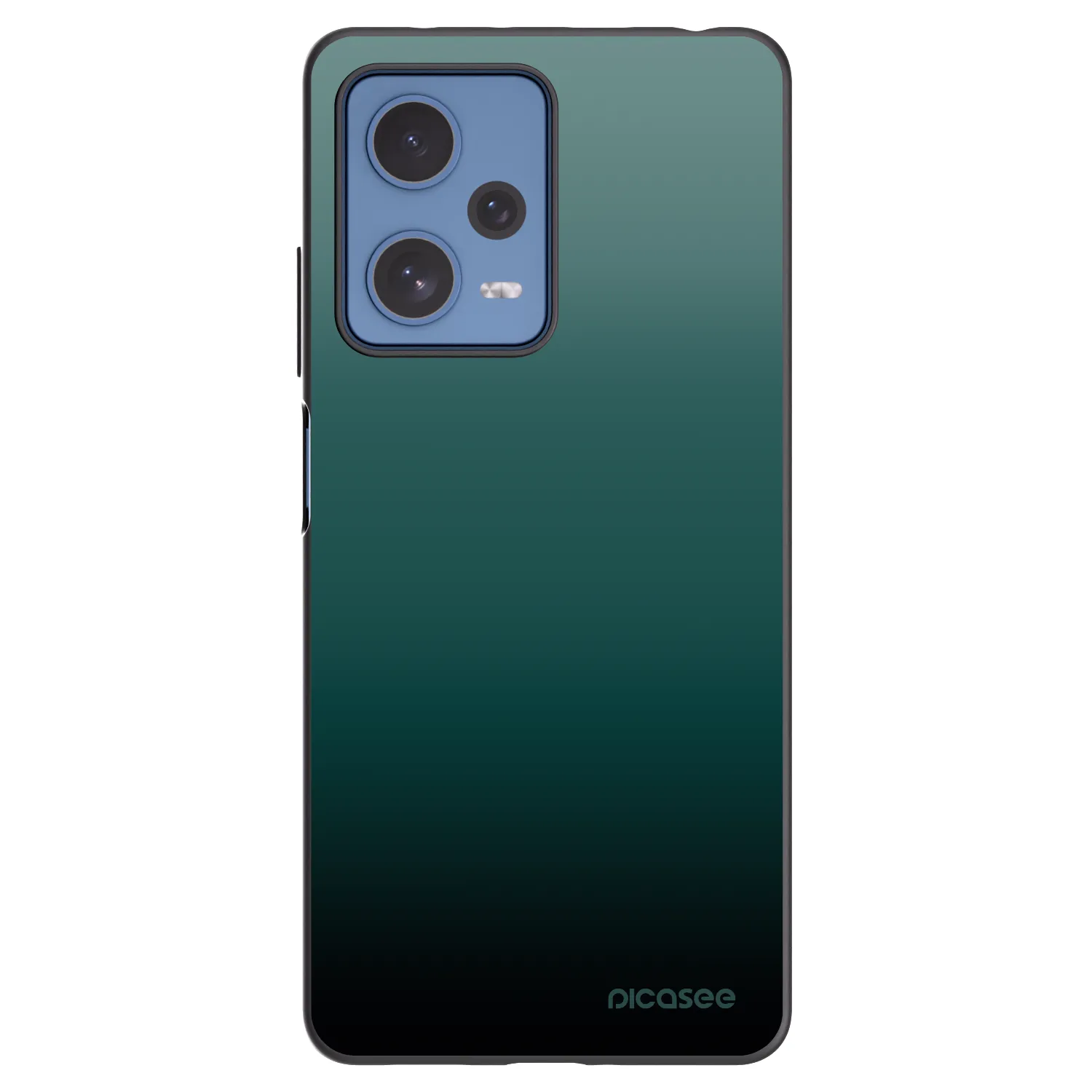 Picasee silikonowe czarne etui na Xiaomi Redmi Note 12 Pro 5G - Verdant Fade