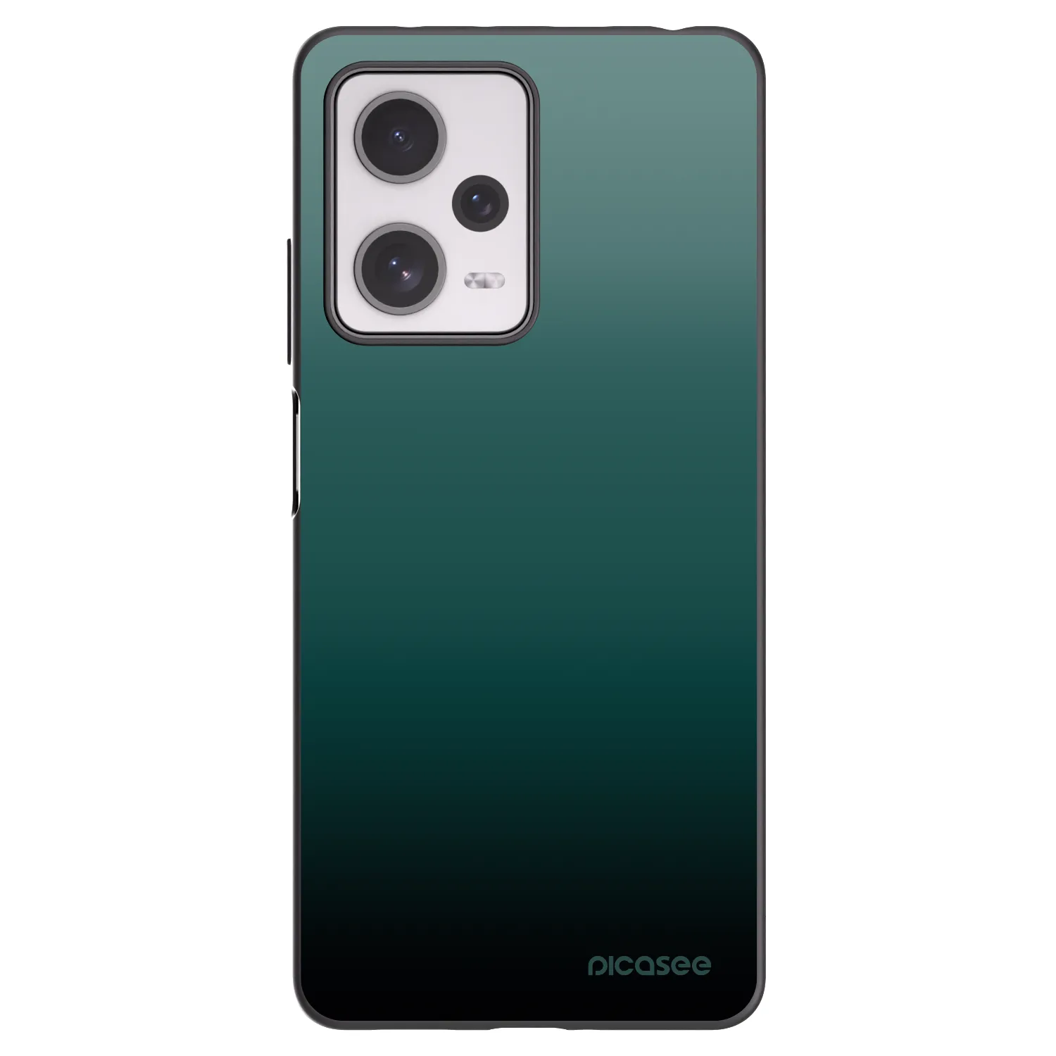 Picasee silikonowe czarne etui na Xiaomi Redmi Note 12 Pro+ 5G - Verdant Fade