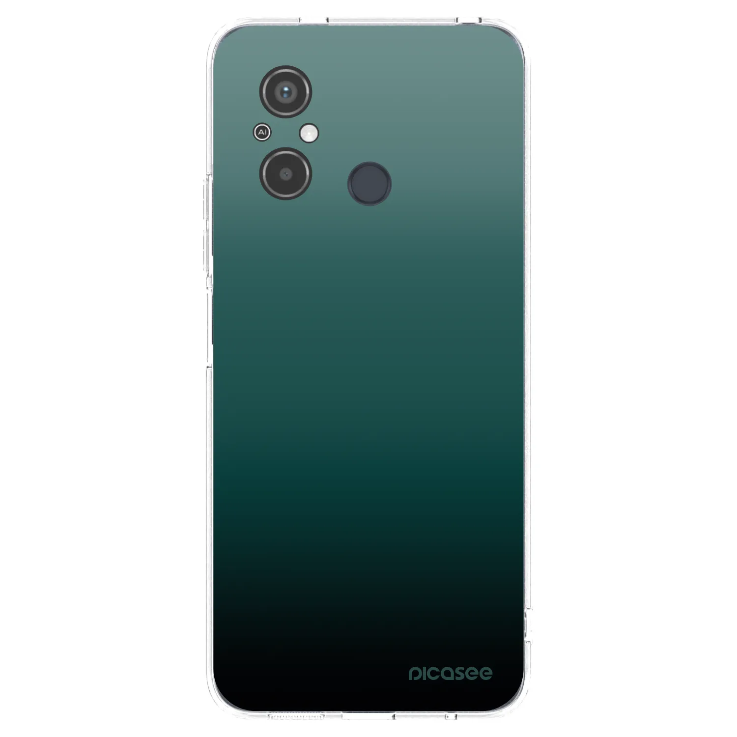 Picasee silikonowe przeźroczyste etui na Xiaomi Redmi 12C - Verdant Fade