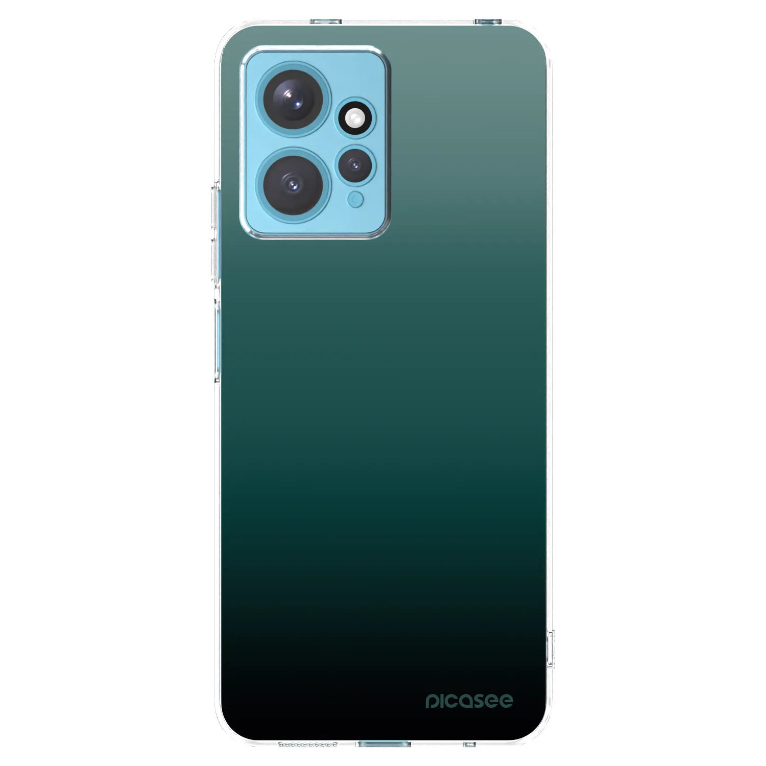 Picasee silikonowe przeźroczyste etui na Xiaomi Redmi Note 12 4G - Verdant Fade