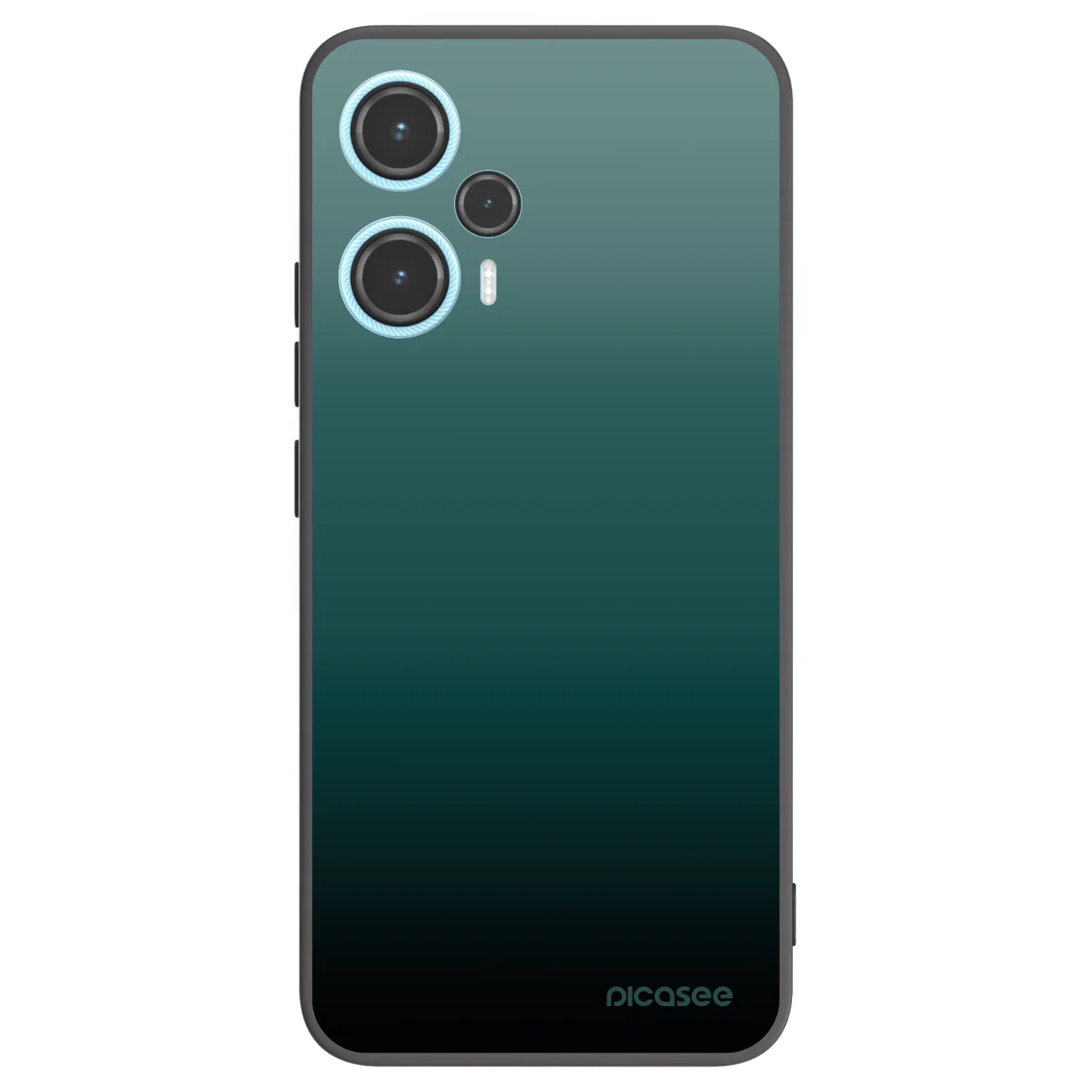 Picasee silikonowe czarne etui na Xiaomi Poco F5 - Verdant Fade