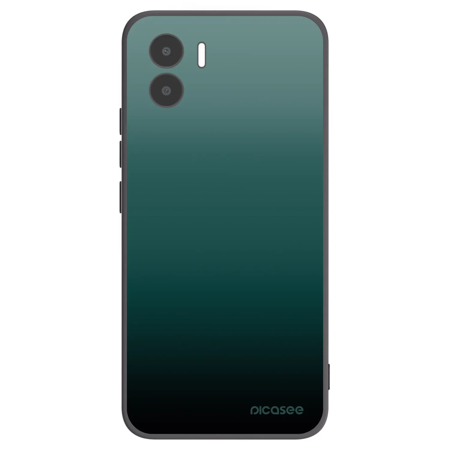 Picasee silikonowe czarne etui na Xiaomi Redmi A2 - Verdant Fade