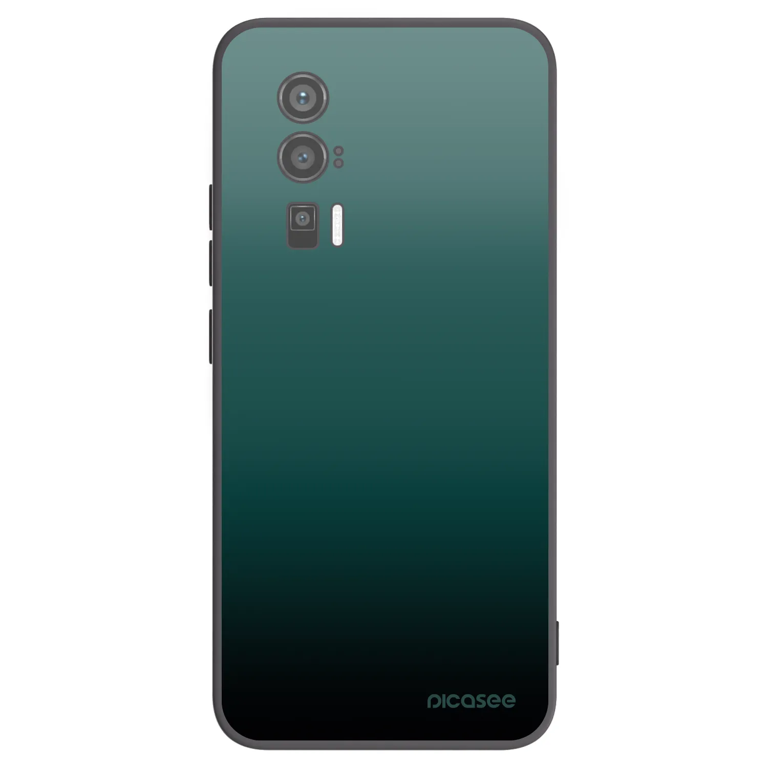 Picasee silikonowe czarne etui na Xiaomi Poco F5 Pro 5G - Verdant Fade
