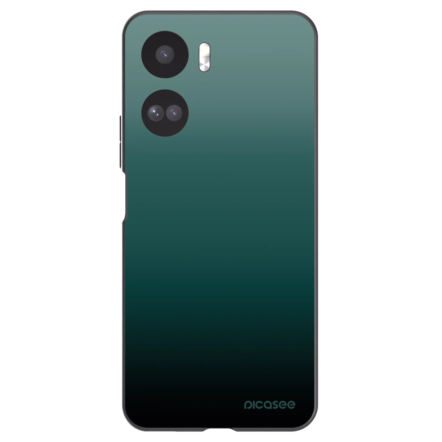 Picasee silikonowe czarne etui na Honor 90 Lite 5G - Verdant Fade