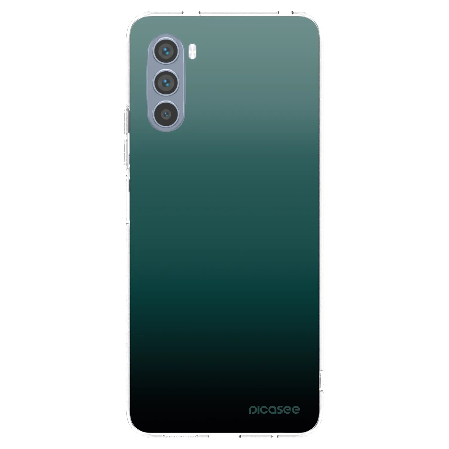 Picasee silikonowe przeźroczyste etui na Motorola Moto G62 - Verdant Fade