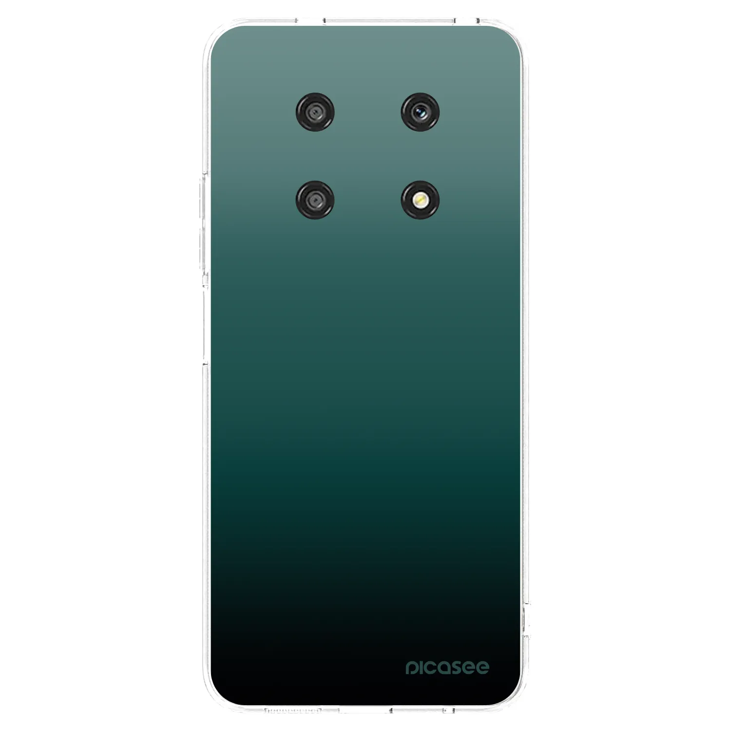 Picasee silikonowe przeźroczyste etui na Honor Magic4 Lite 5G - Verdant Fade