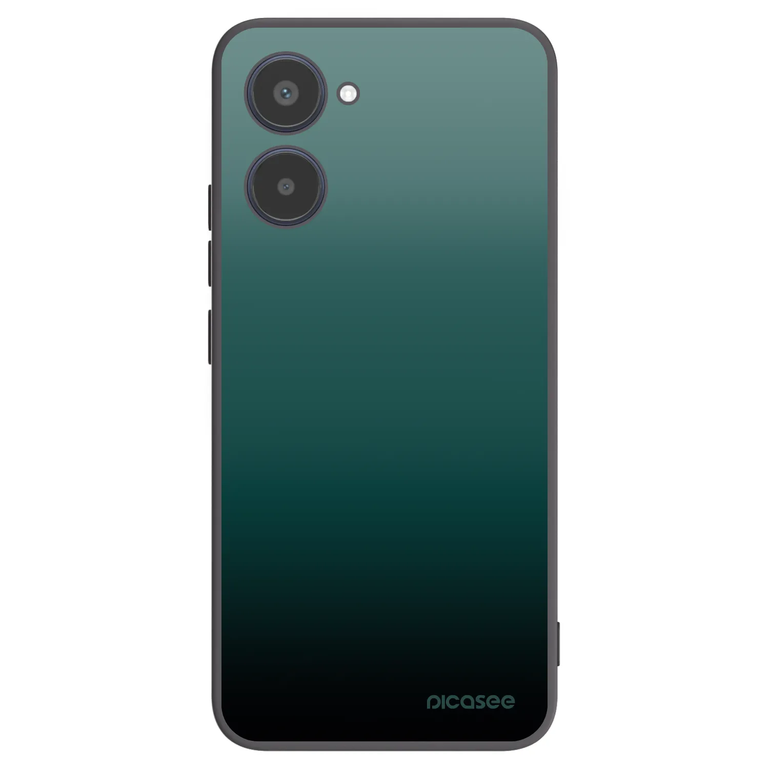 Picasee silikonowe czarne etui na Realme 10 4G - Verdant Fade