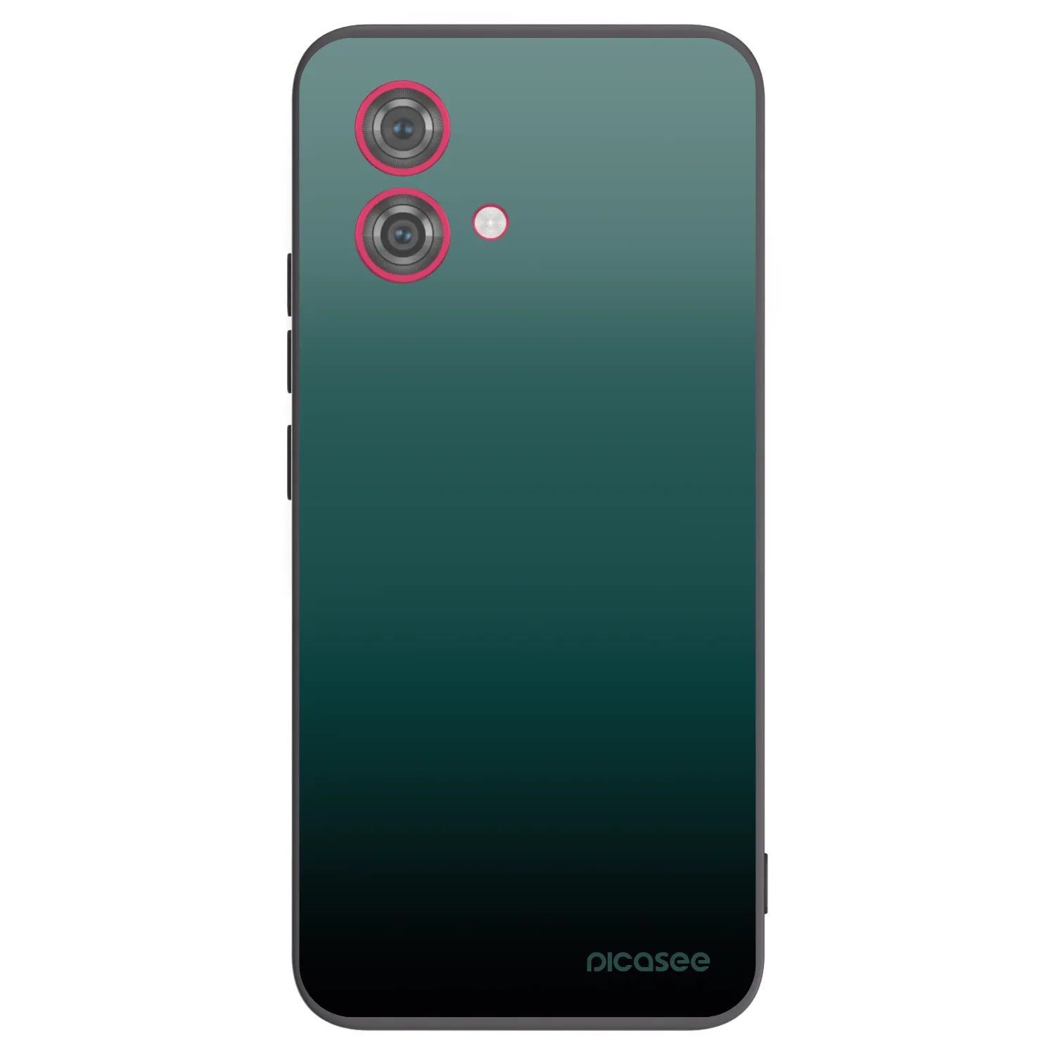 Picasee silikonowe czarne etui na Motorola Moto G84 5G - Verdant Fade
