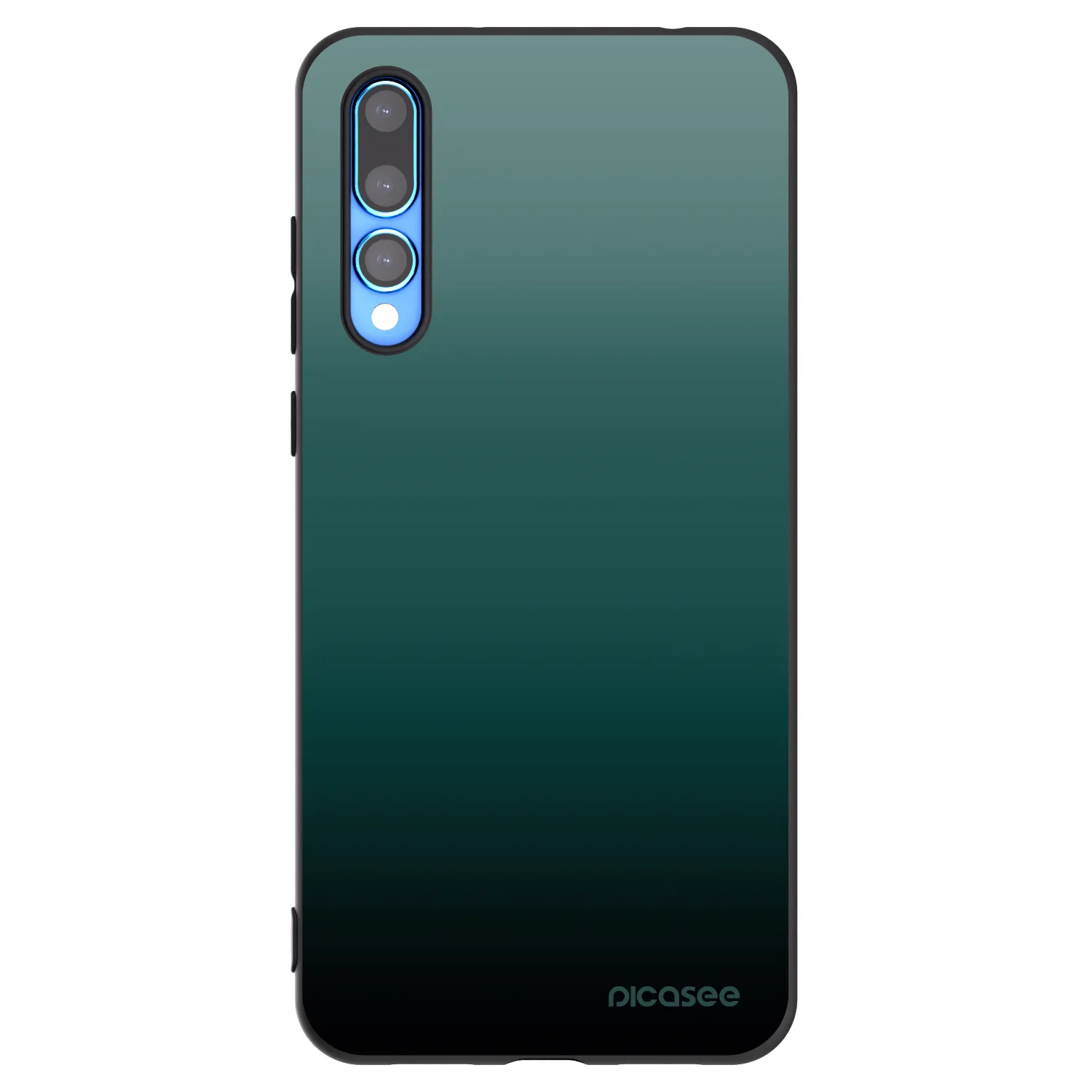 Picasee silikonowe czarne etui na Huawei P20 Pro - Verdant Fade