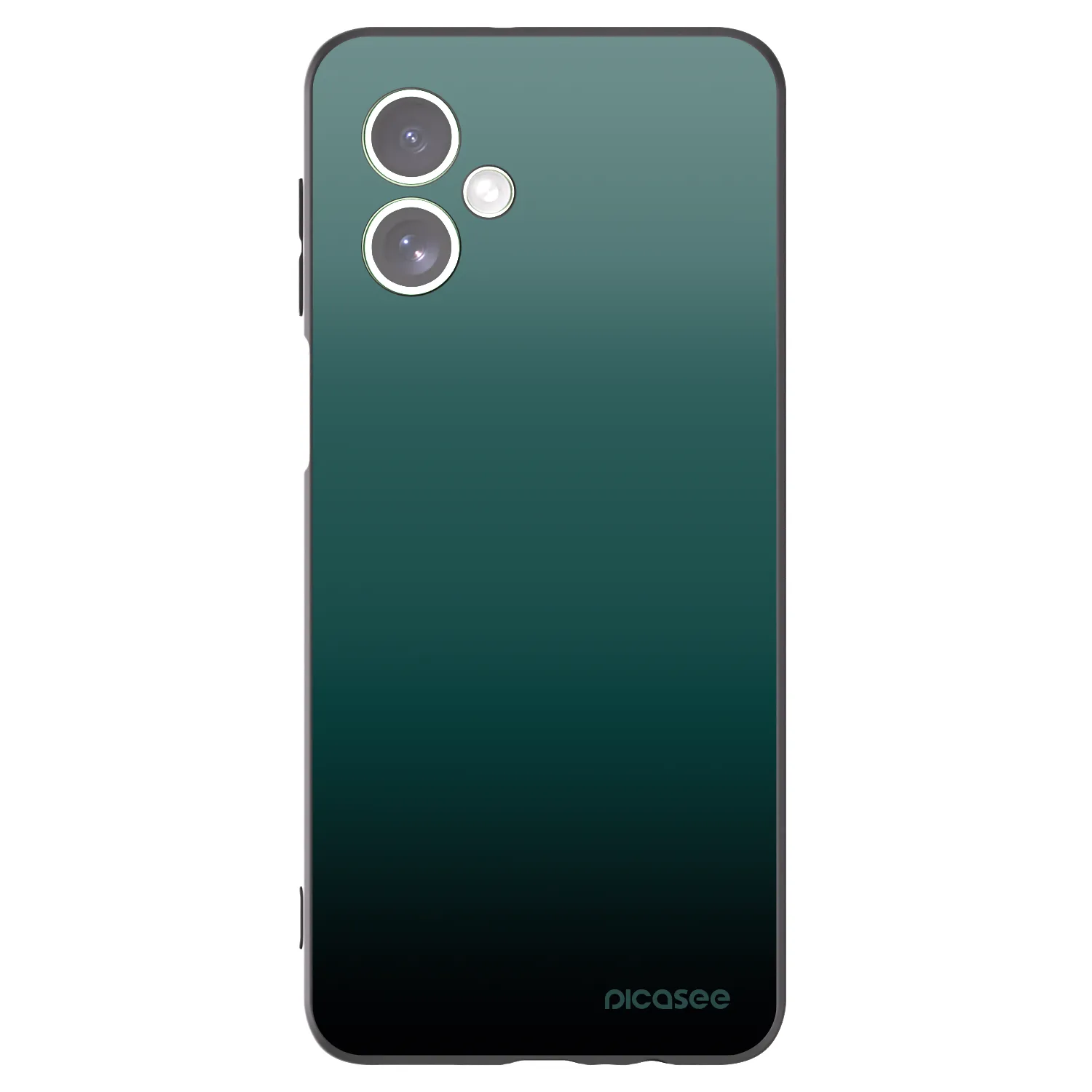 Picasee silikonowe czarne etui na Motorola Moto G54 5G - Verdant Fade