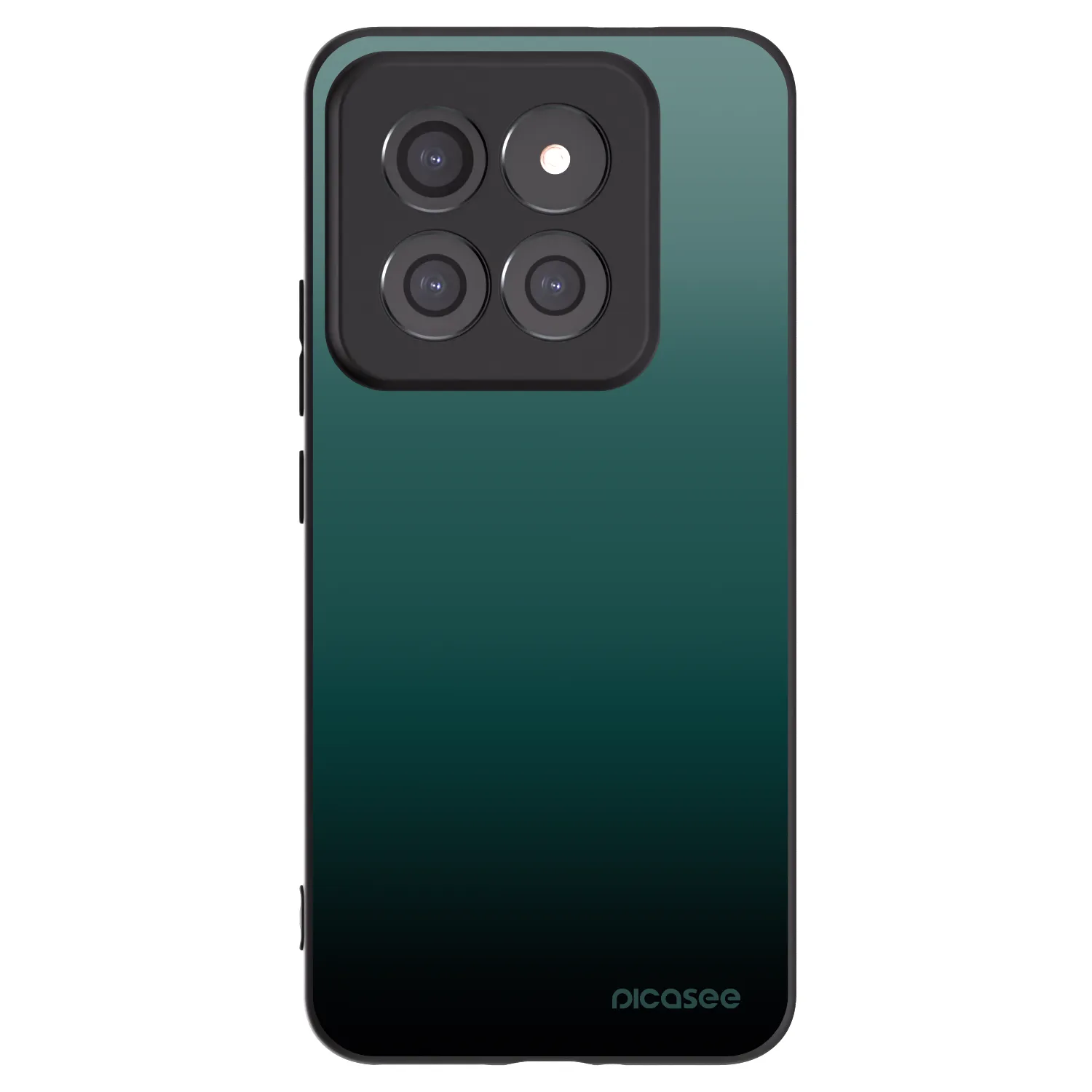 Picasee silikonowe czarne etui na Xiaomi 14 Pro - Verdant Fade