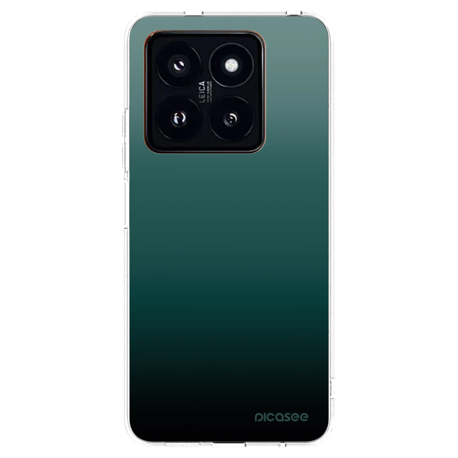 Picasee silikonowe przeźroczyste etui na Xiaomi 14 Pro - Verdant Fade