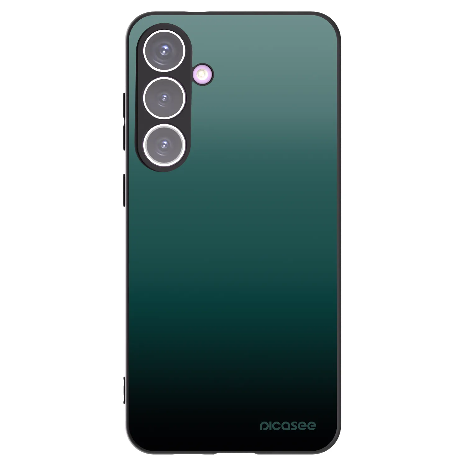 Picasee silikonowe czarne etui na Samsung Galaxy S24+ S926B 5G - Verdant Fade