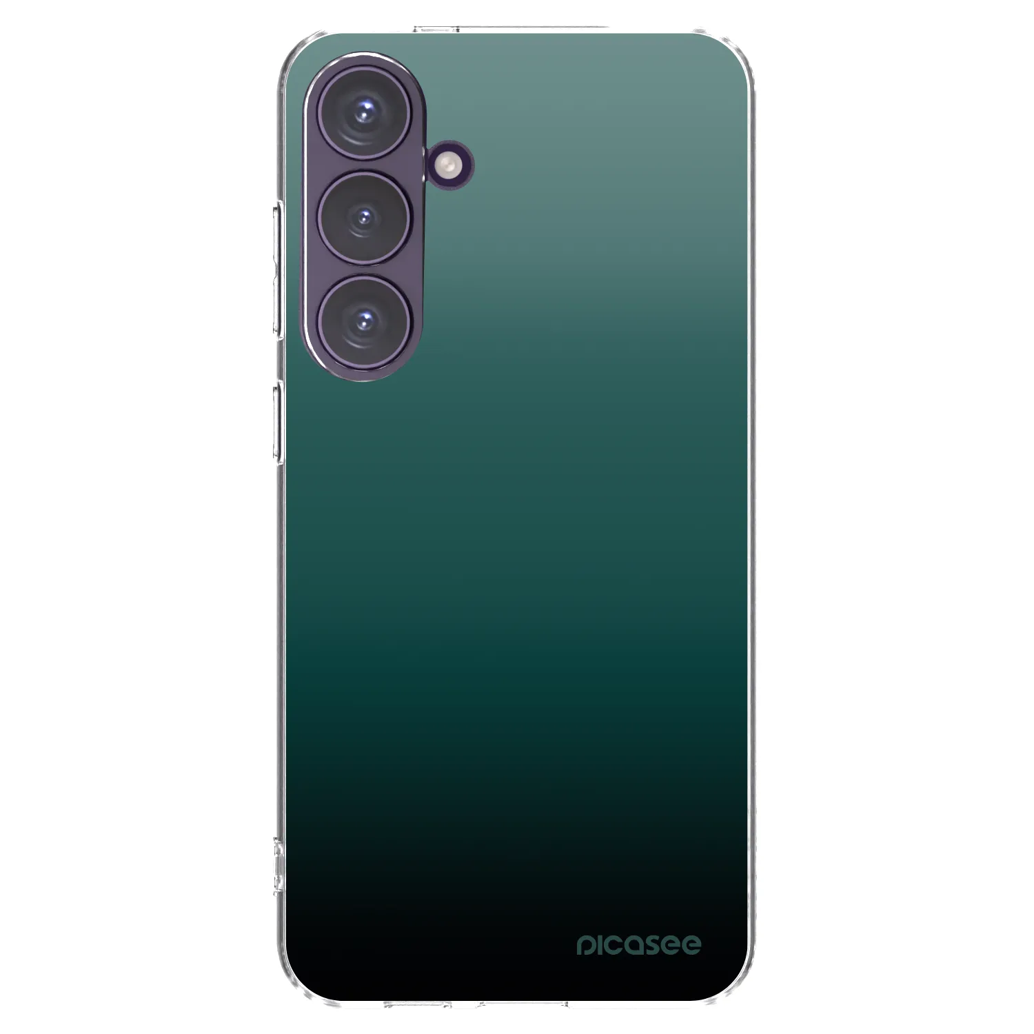 Picasee silikonowe przeźroczyste etui na Samsung Galaxy S24+ S926B 5G - Verdant Fade