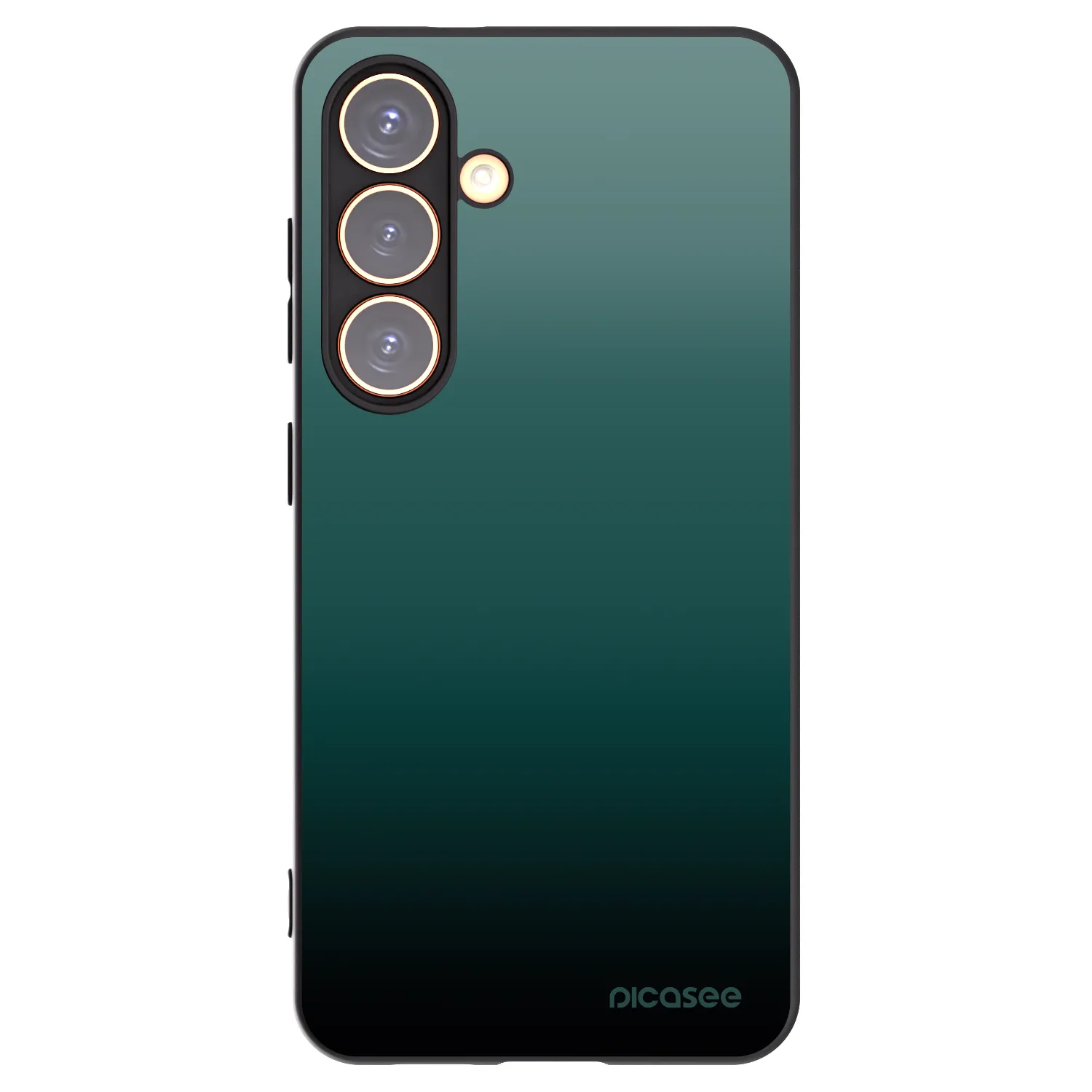 Picasee silikonowe czarne etui na Samsung Galaxy S24 S921B 5G - Verdant Fade