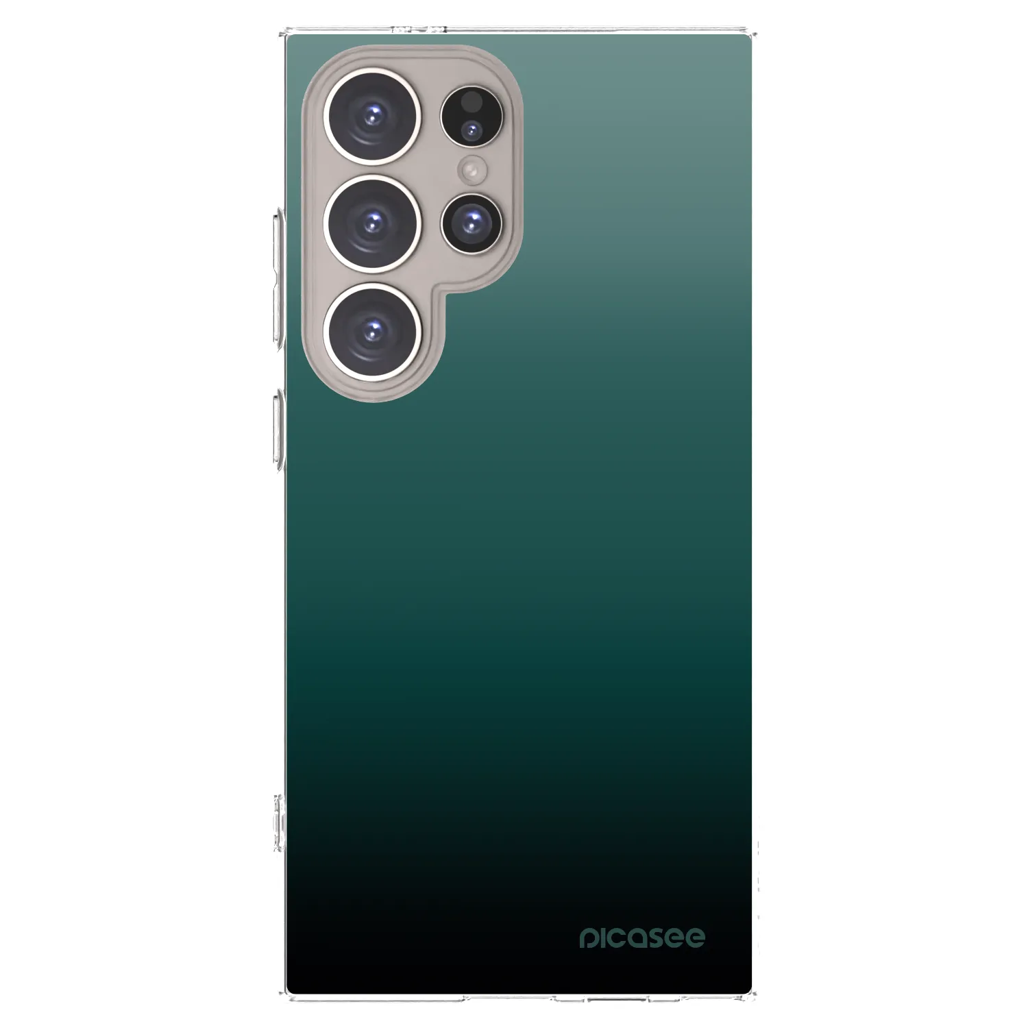 Picasee silikonowe przeźroczyste etui na Samsung Galaxy S24 Ultra S928B 5G - Verdant Fade