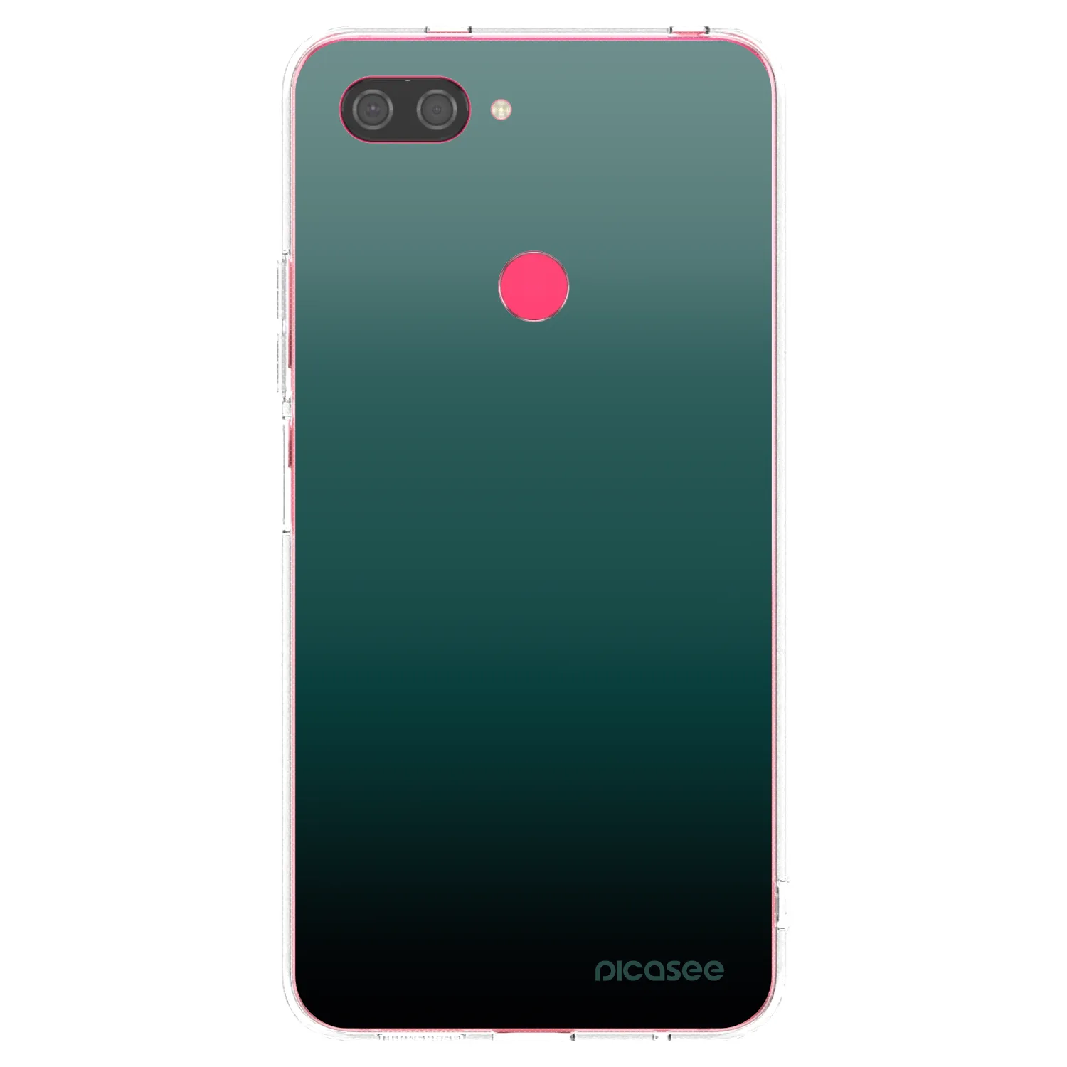 Picasee silikonowe przeźroczyste etui na Xiaomi Mi 8 Lite - Verdant Fade