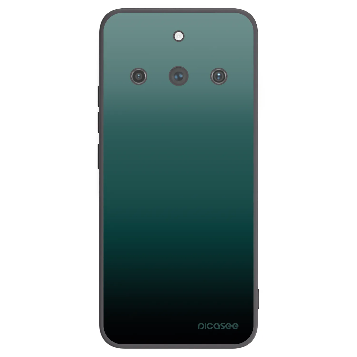 Picasee silikonowe czarne etui na Realme 11 Pro+ - Verdant Fade