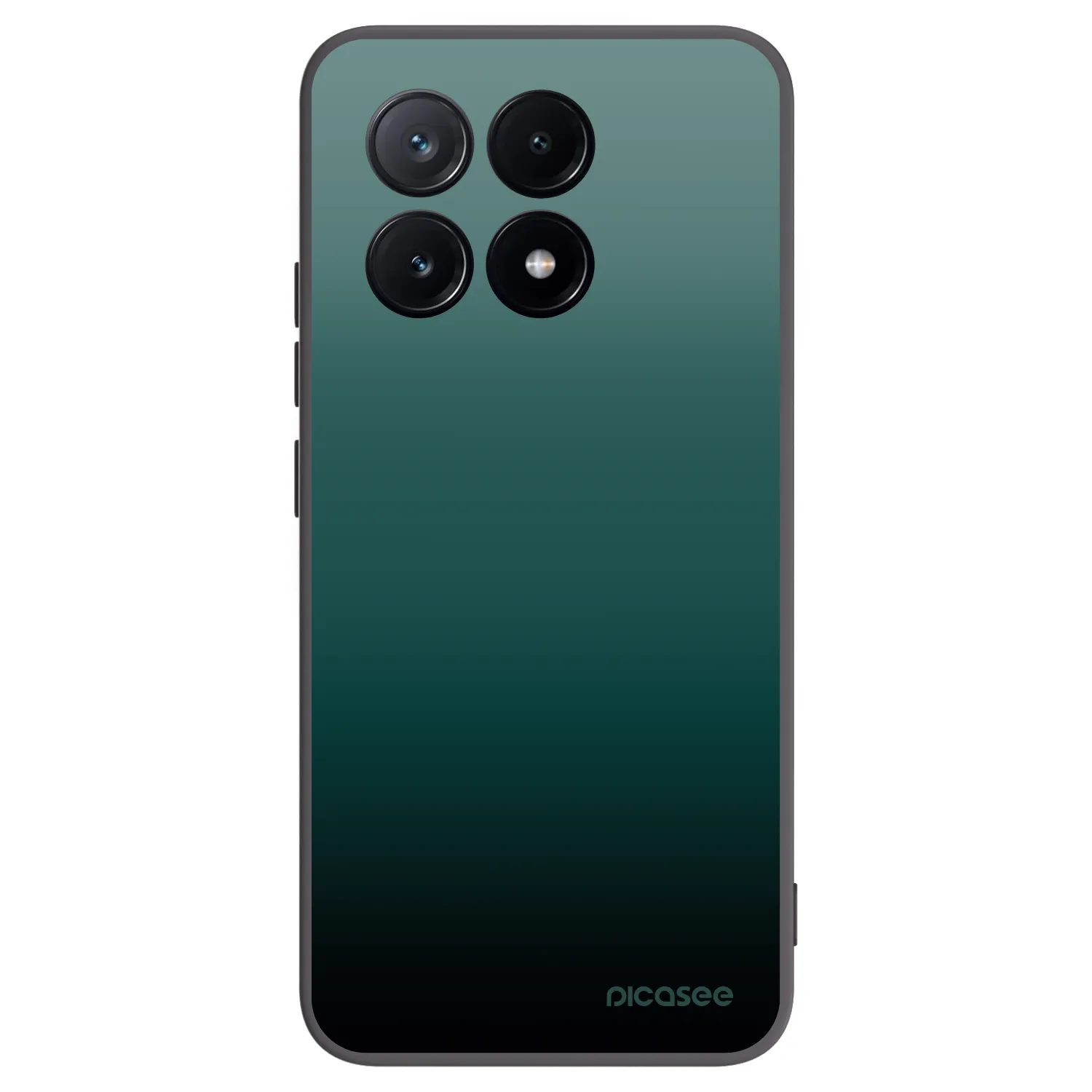Picasee silikonowe czarne etui na Xiaomi Poco X6 Pro - Verdant Fade