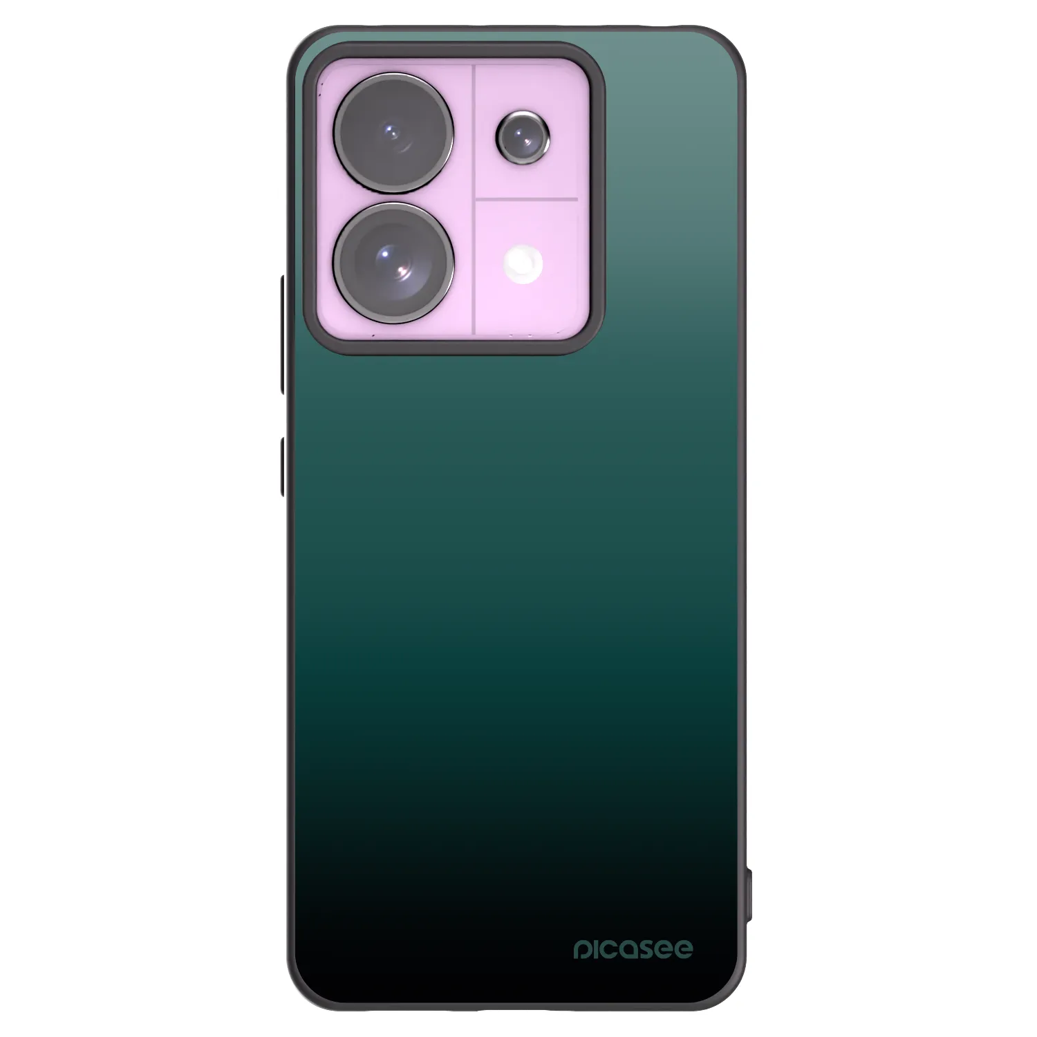 Picasee silikonowe czarne etui na Xiaomi Redmi Note 13 Pro 5G - Verdant Fade