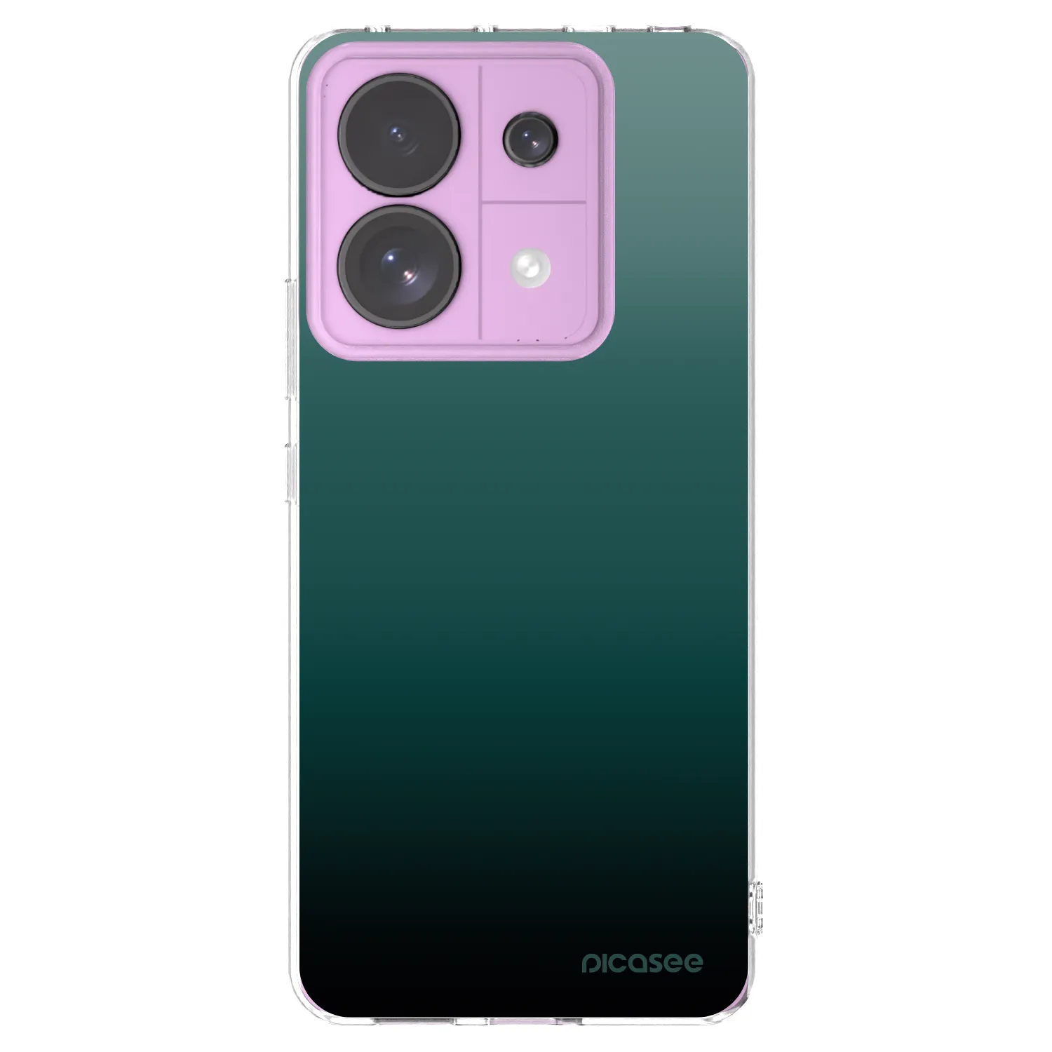 Picasee silikonowe przeźroczyste etui na Xiaomi Redmi Note 13 Pro 5G - Verdant Fade