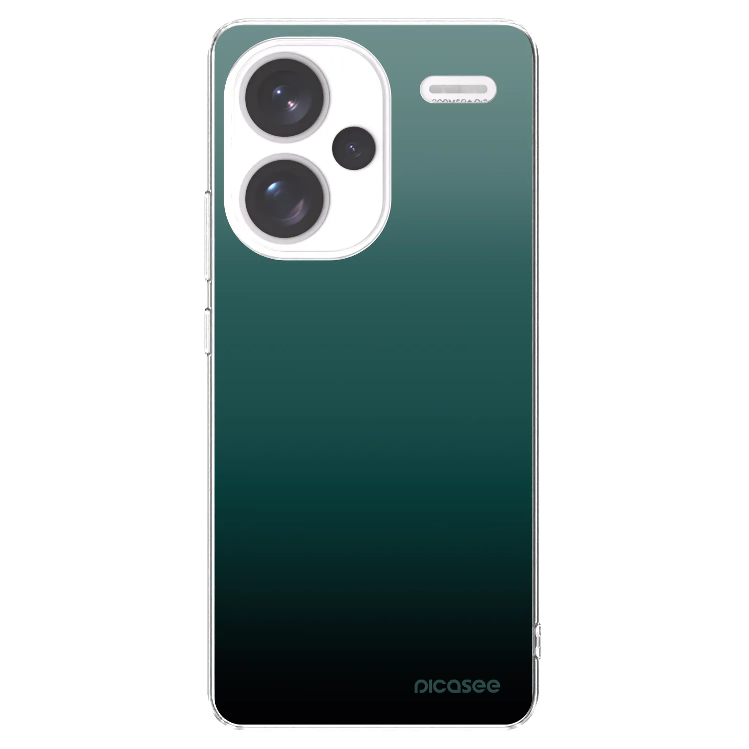 Picasee silikonowe przeźroczyste etui na Xiaomi Redmi Note 13 Pro+ 5G - Verdant Fade