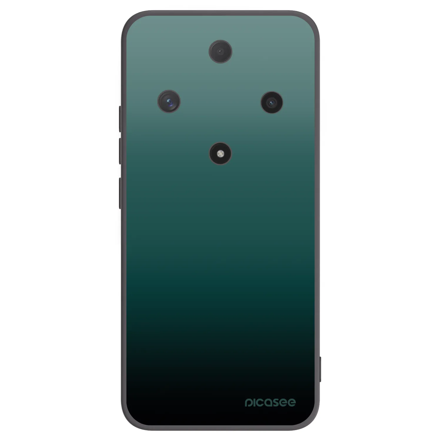 Picasee silikonowe czarne etui na Honor Magic6 Lite 5G - Verdant Fade