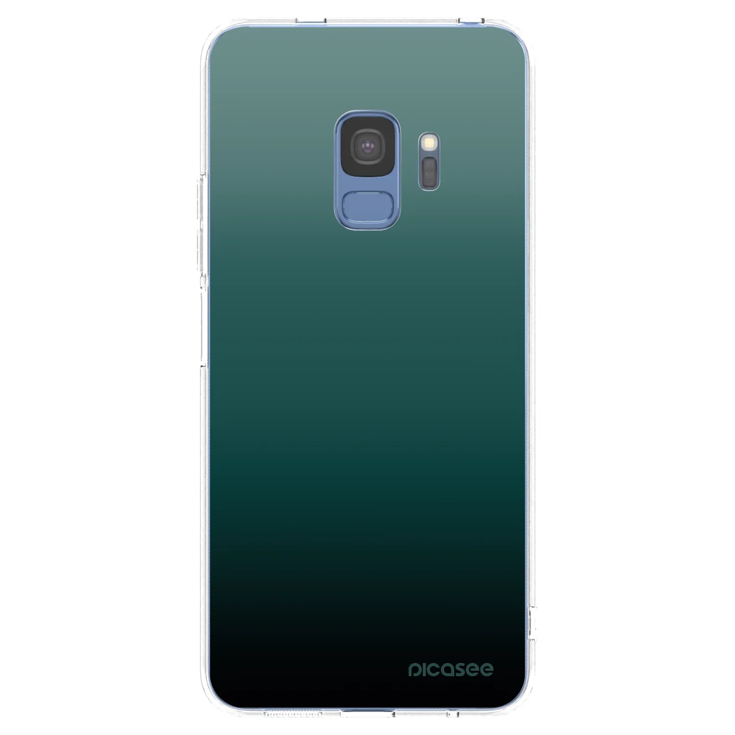 Picasee silikonowe przeźroczyste etui na Samsung Galaxy S9 G960F - Verdant Fade
