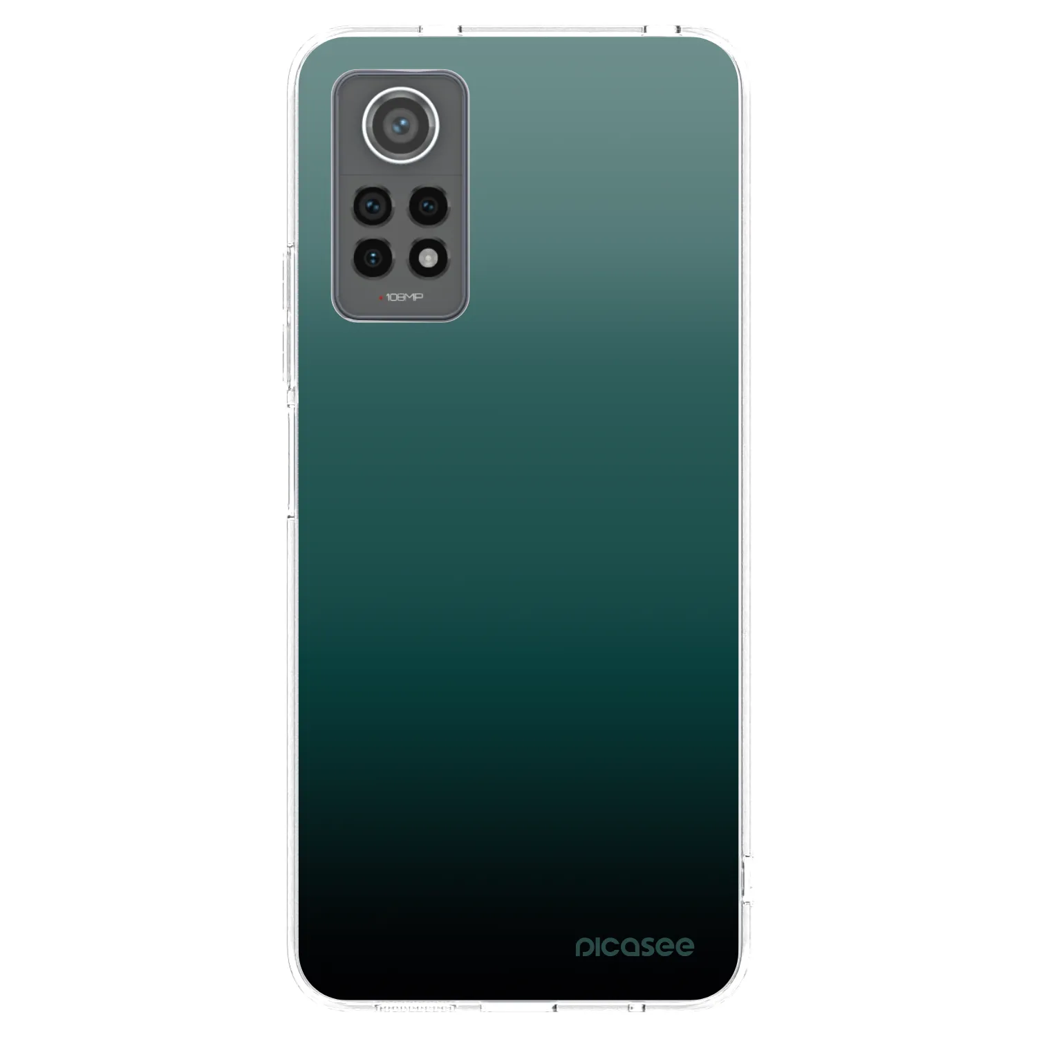 Picasee silikonowe przeźroczyste etui na Xiaomi Redmi Note 12 Pro 4G - Verdant Fade