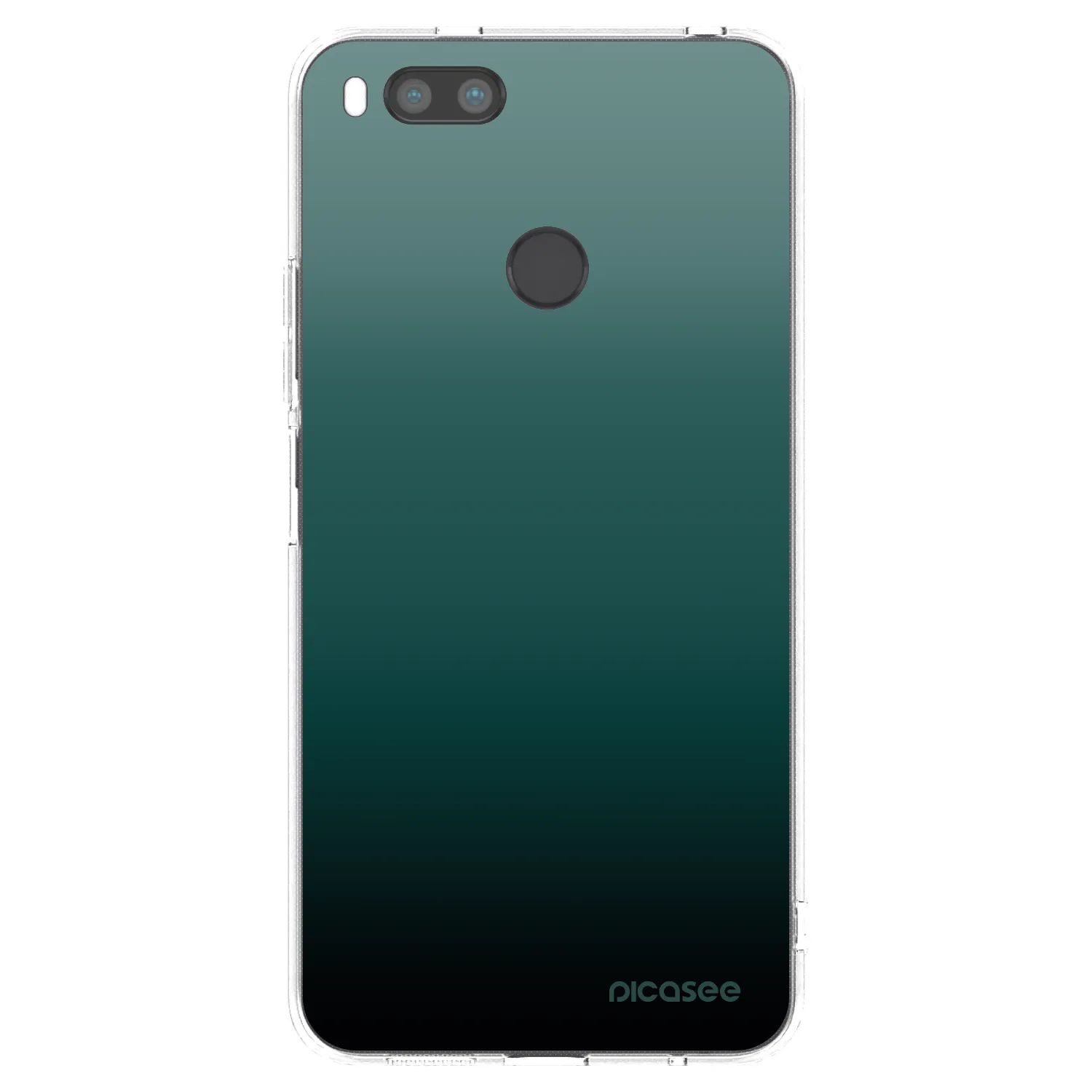Picasee silikonowe przeźroczyste etui na Xiaomi Mi A1 Global - Verdant Fade