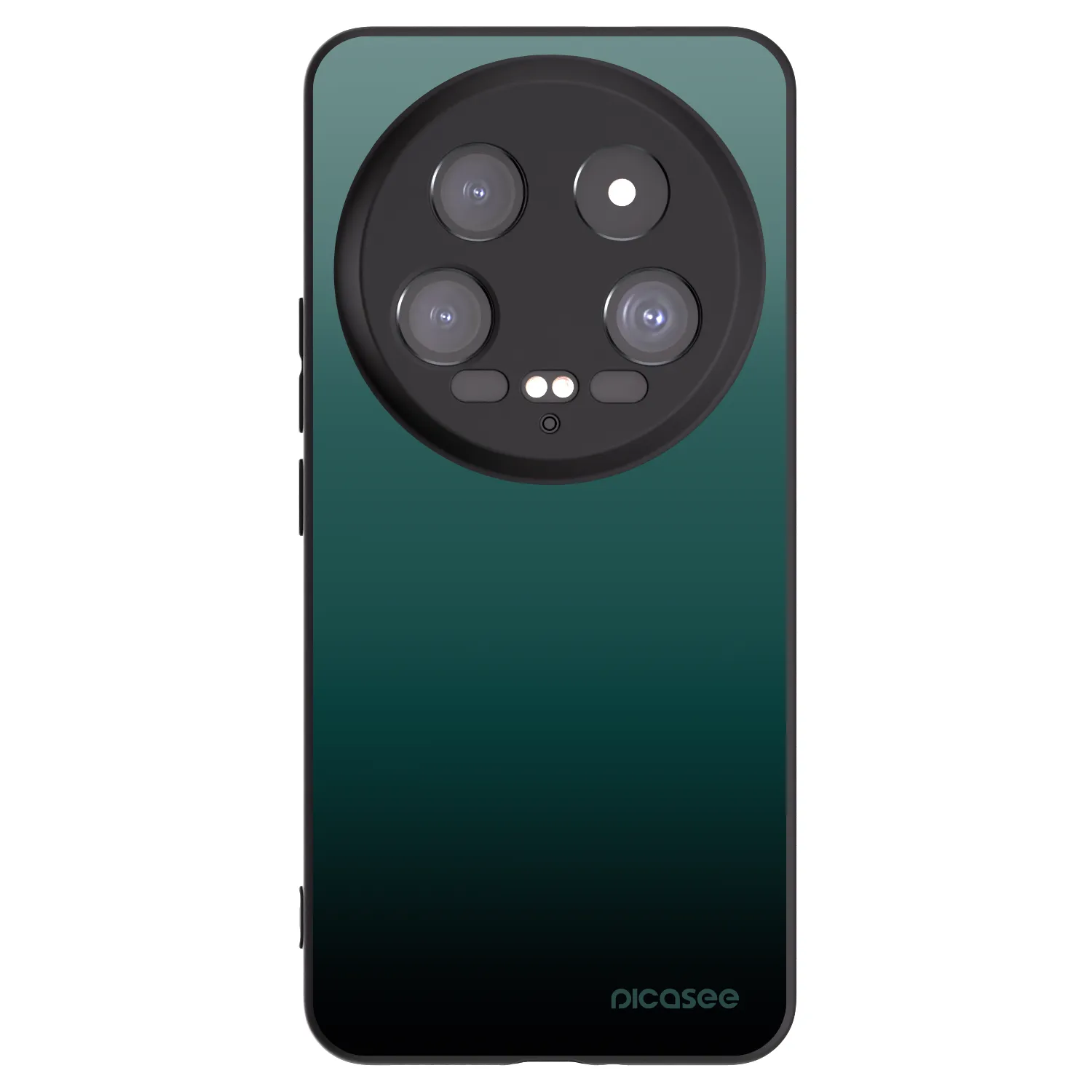 Picasee silikonowe czarne etui na Xiaomi 14 Ultra - Verdant Fade