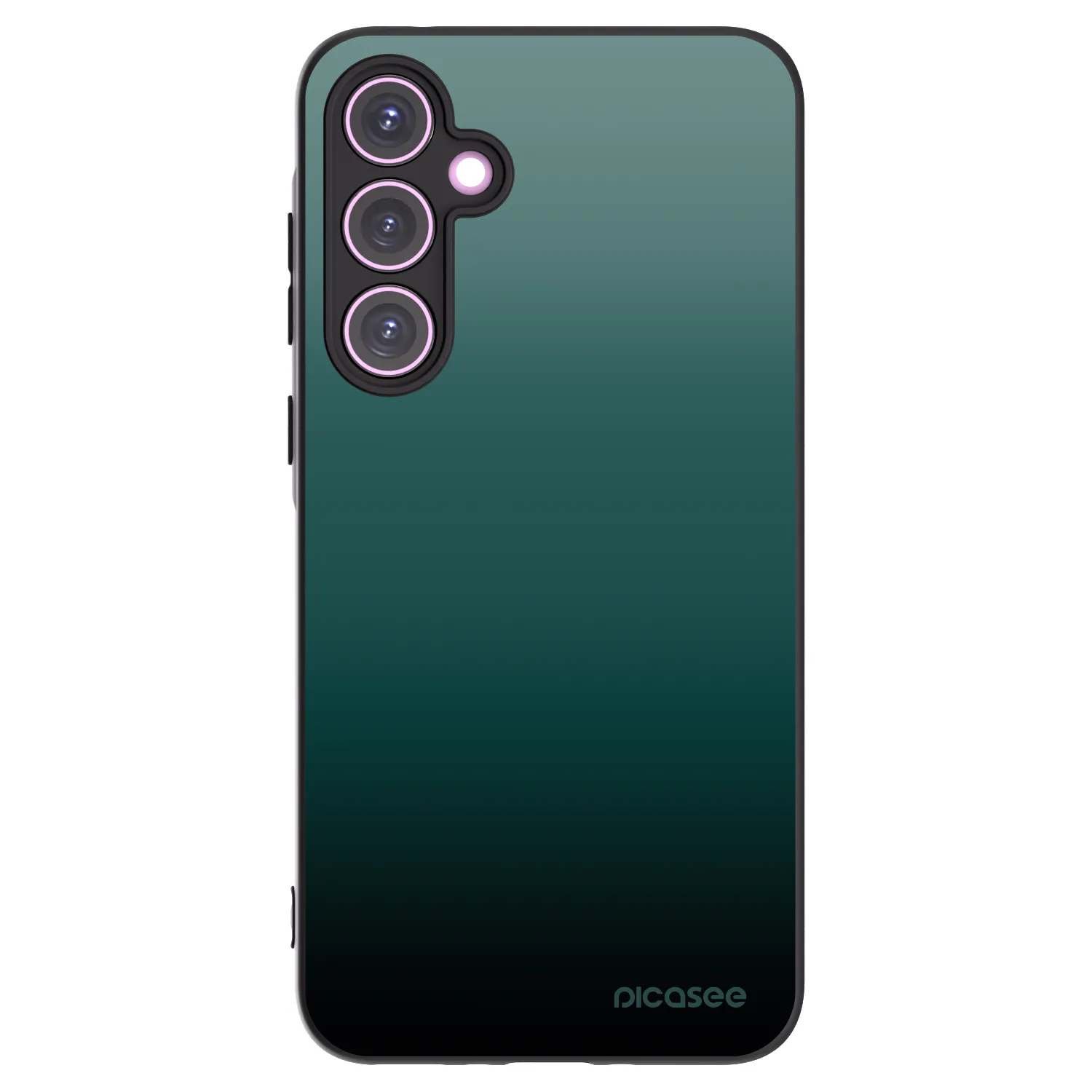Picasee silikonowe czarne etui na Samsung Galaxy A35 5G A356B - Verdant Fade
