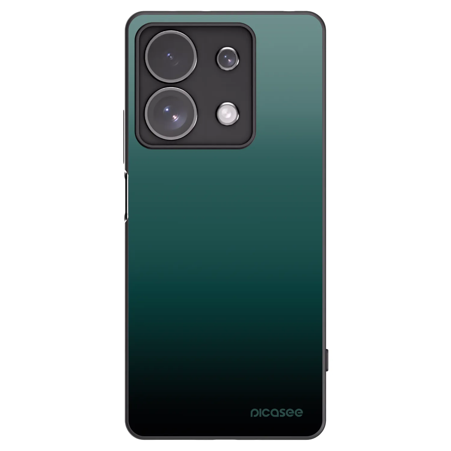 Picasee silikonowe czarne etui na Xiaomi Redmi Note 13 Pro 4G - Verdant Fade