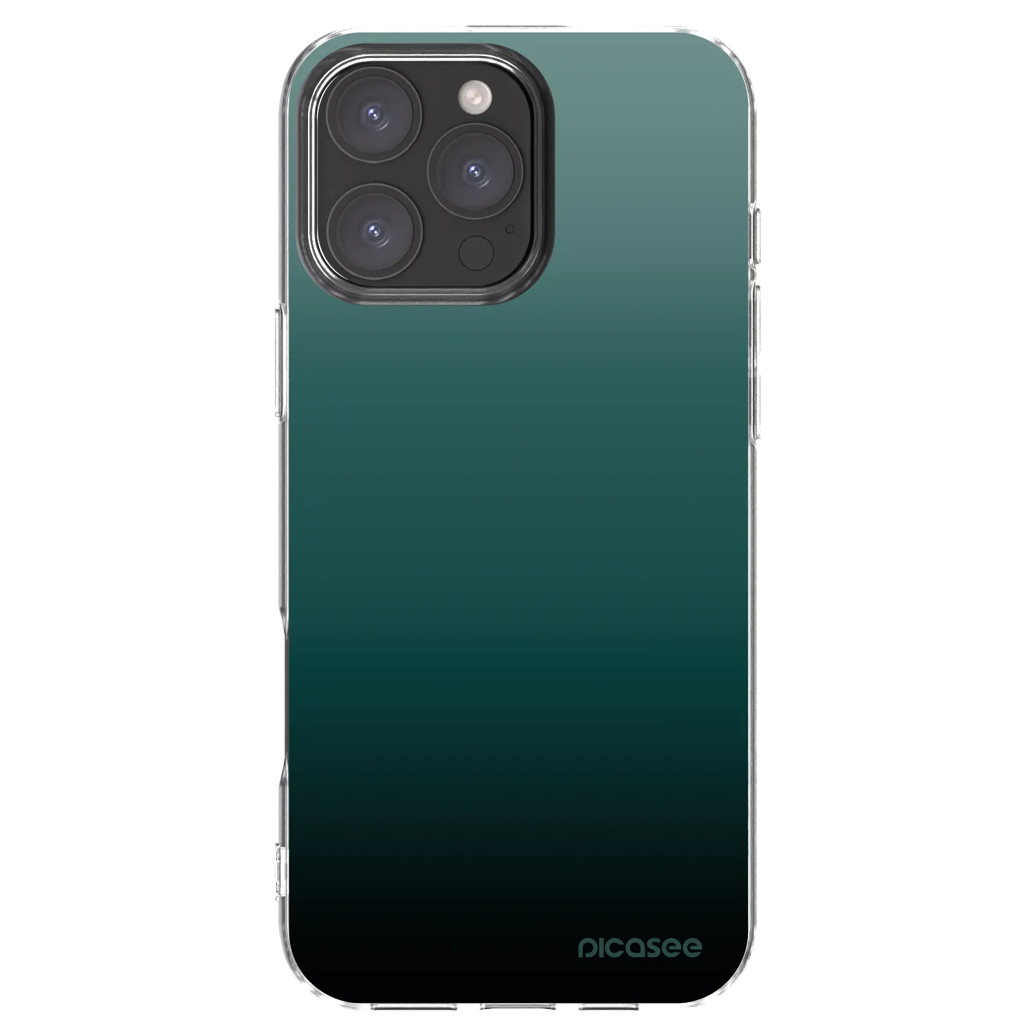 Picasee silikonowe przeźroczyste etui na Apple iPhone 16 Pro Max - Verdant Fade