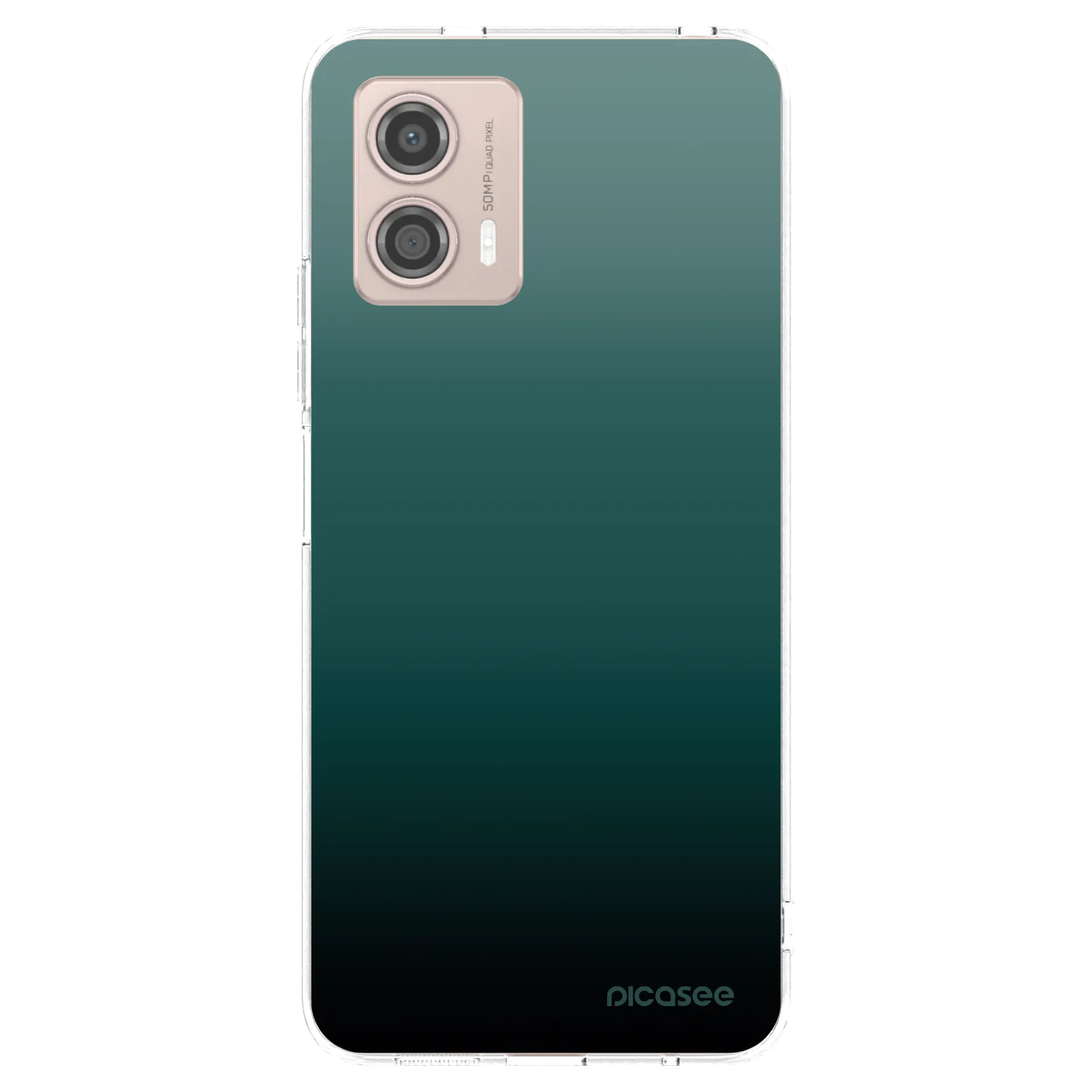 Picasee silikonowe przeźroczyste etui na Motorola Moto G53 5G - Verdant Fade