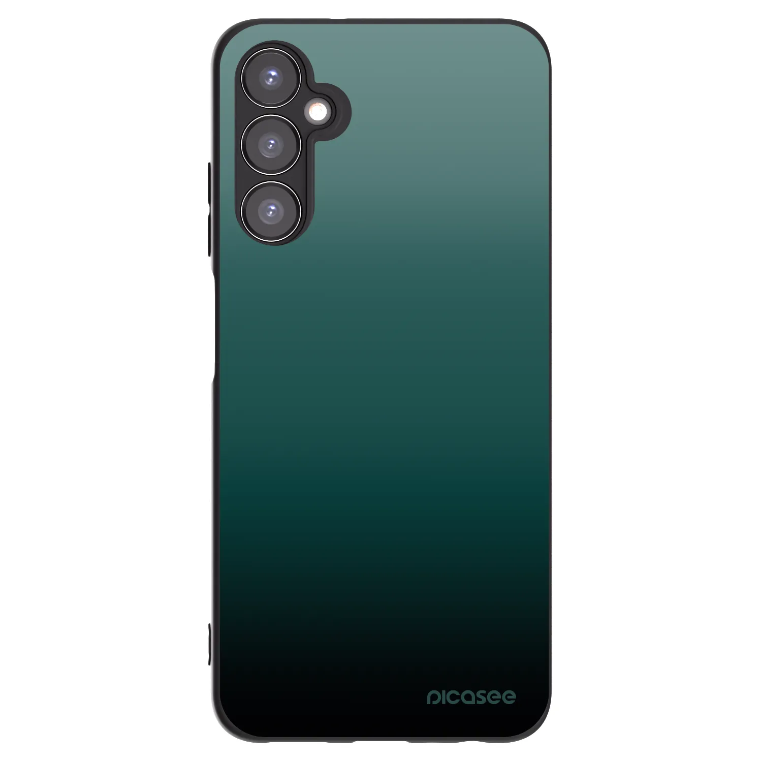 Picasee silikonowe czarne etui na Samsung Galaxy A05s A057G - Verdant Fade