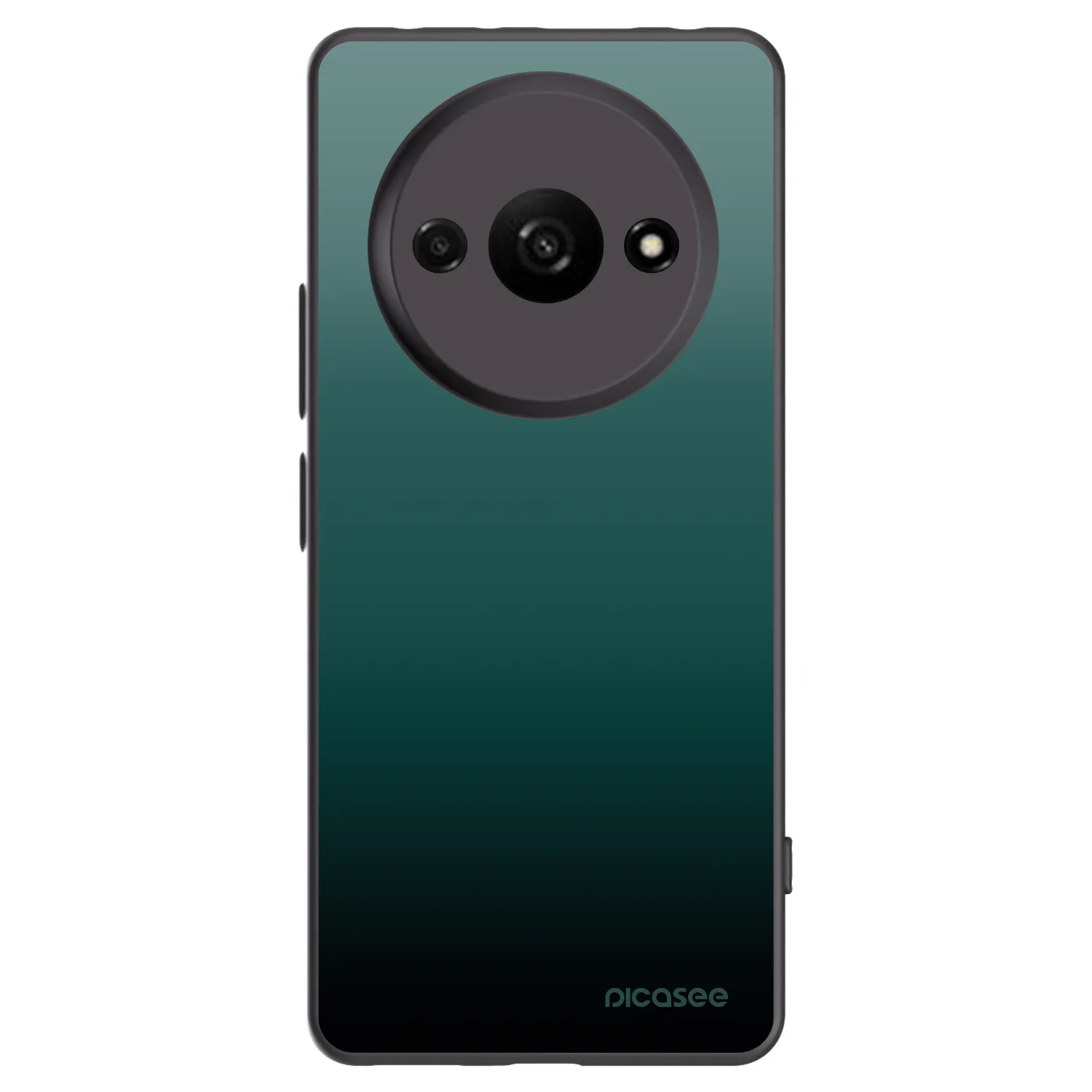 Picasee silikonowe czarne etui na Xiaomi Redmi A3 - Verdant Fade