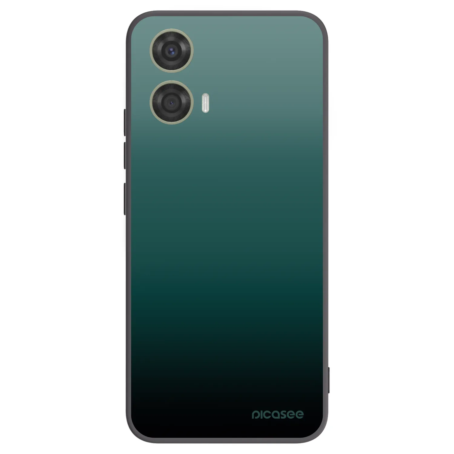 Picasee silikonowe czarne etui na Motorola Moto G24 - Verdant Fade