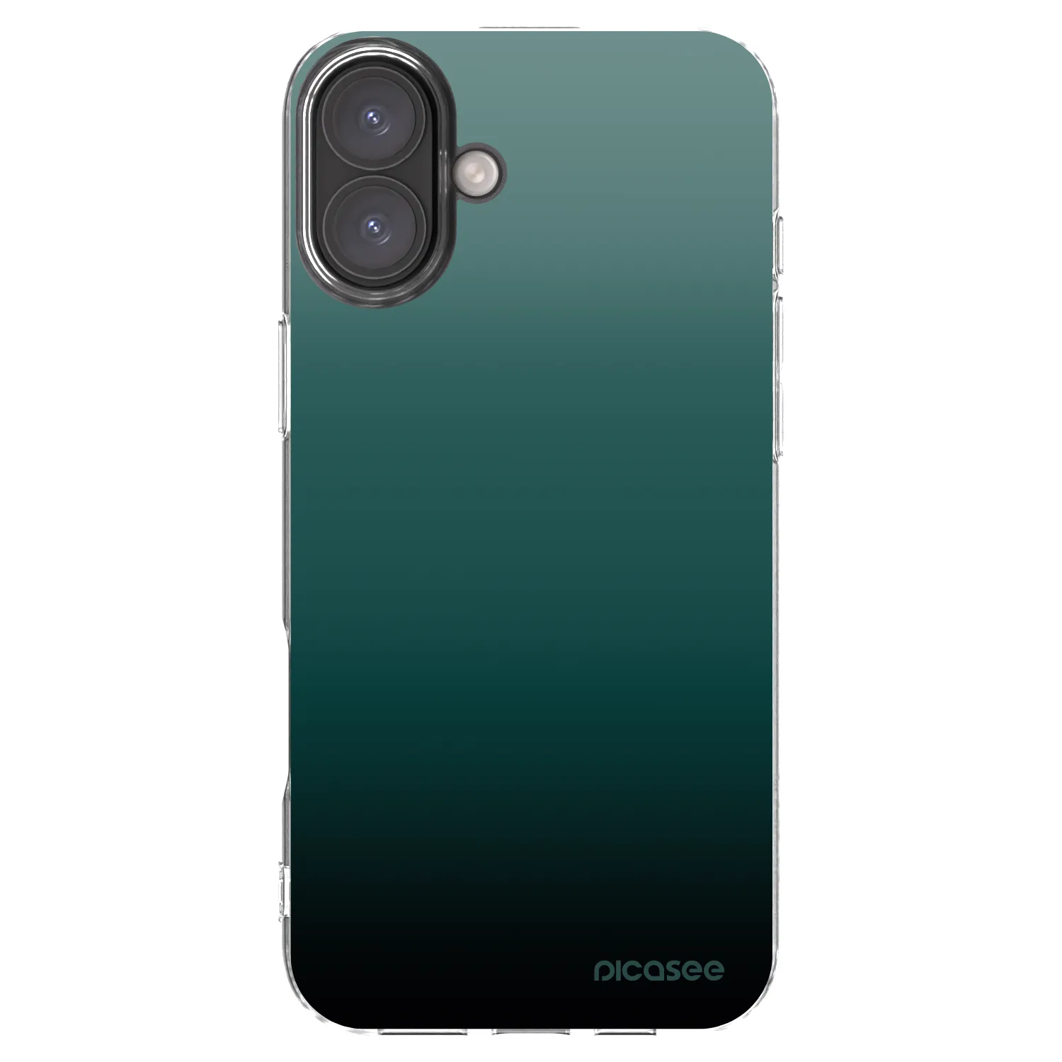 Picasee silikonowe przeźroczyste etui na Apple iPhone 16 Plus - Verdant Fade
