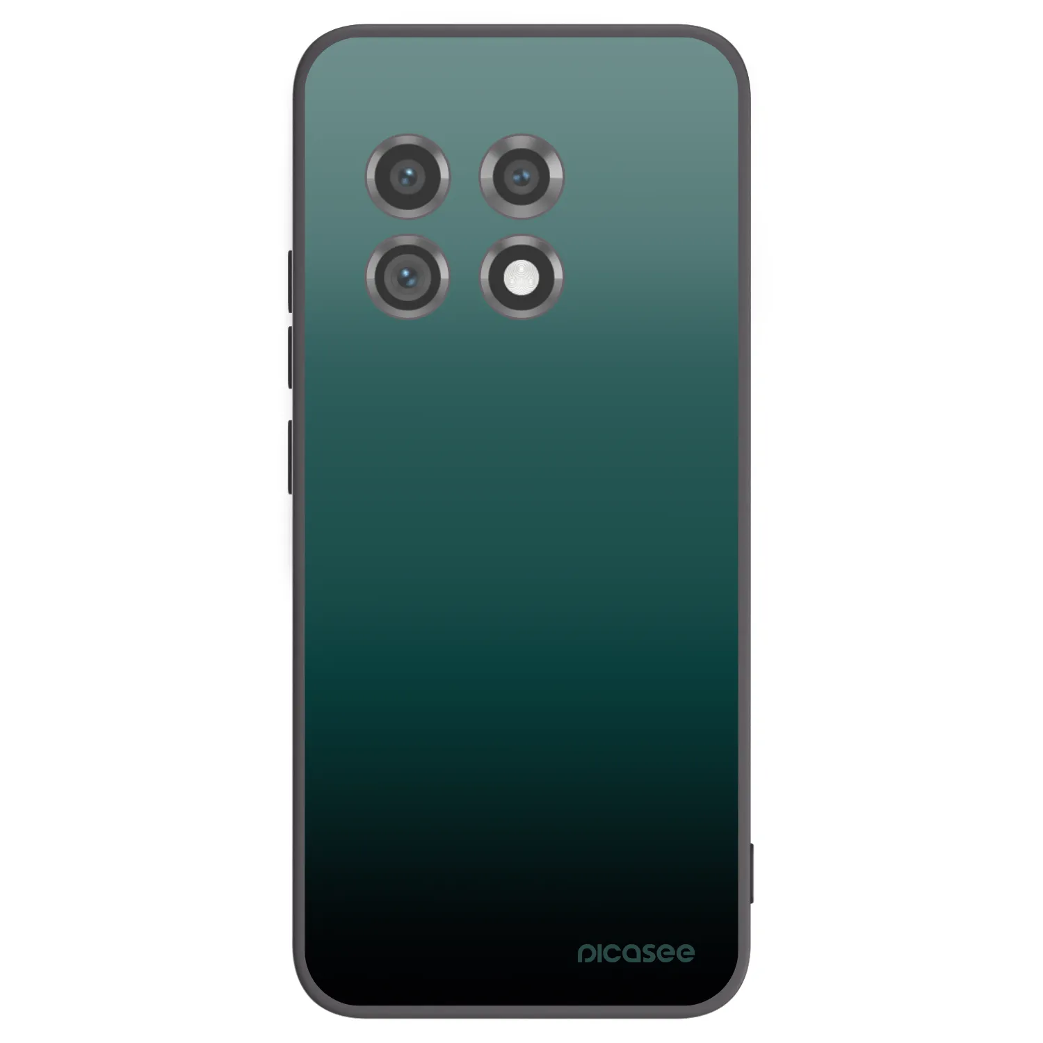 Picasee silikonowe czarne etui na OnePlus 11 5G - Verdant Fade
